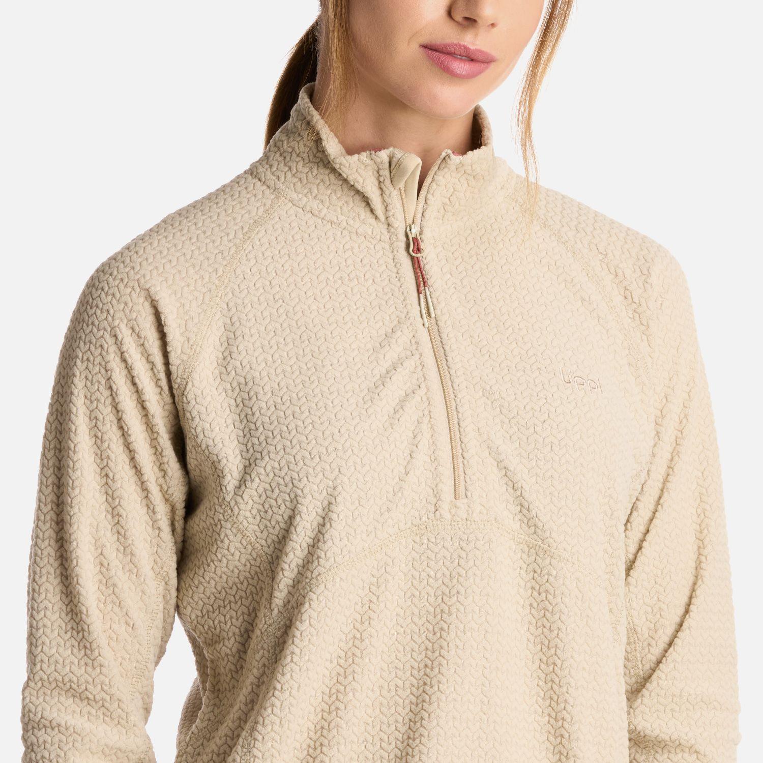 Polerón Mujer Jacaranda Nano-F 14 Zip Crudo Lippi I25-3