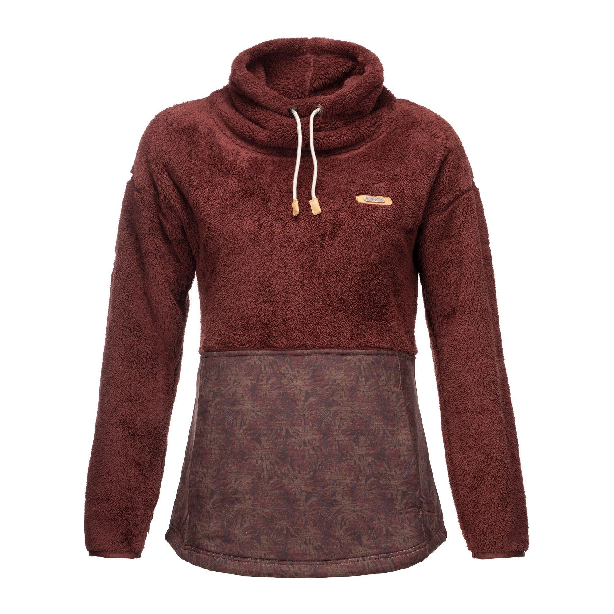 Poleron Mujer Baggy Sweatshirt Vino Lippi-0