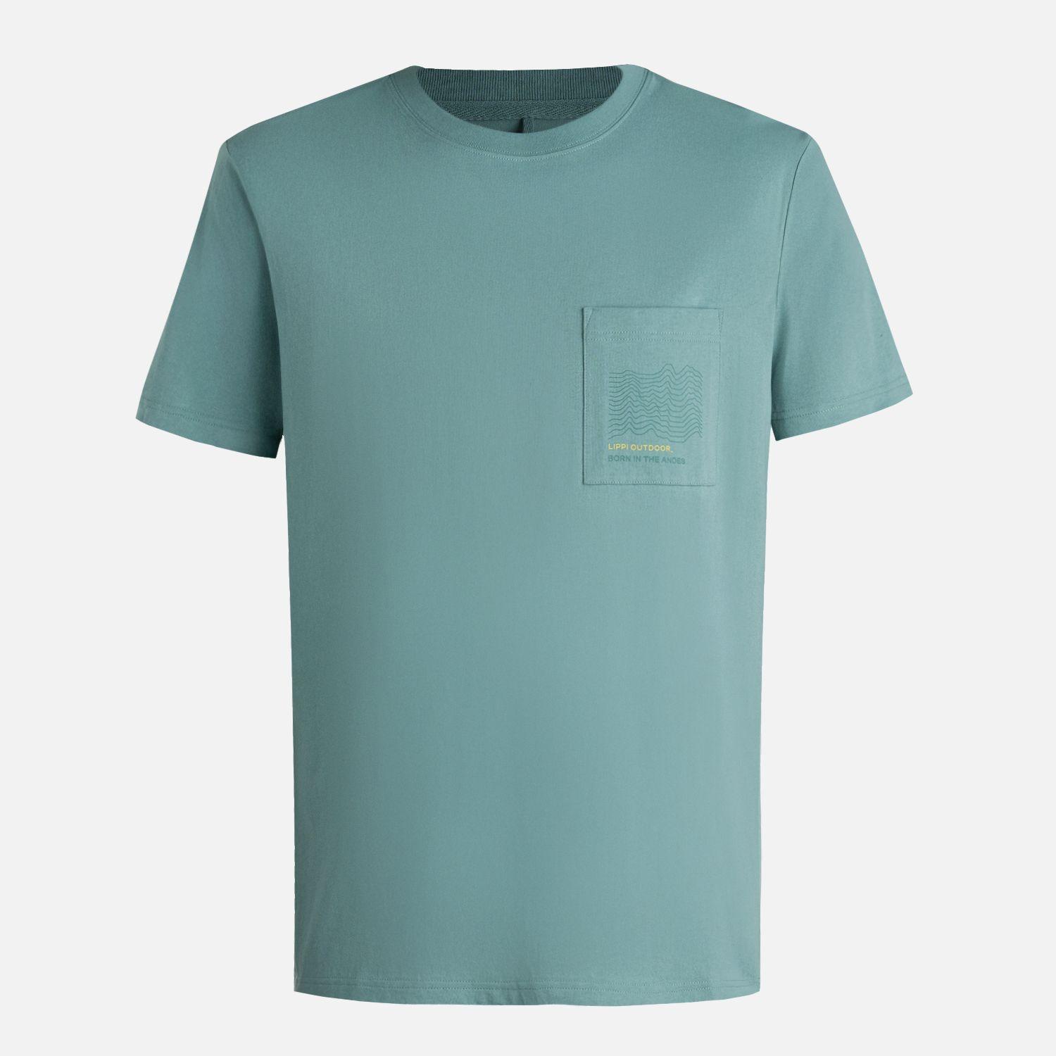 Polera Hombre Ulmo Pocket T-Shirt Turquesa Lippi V26-5