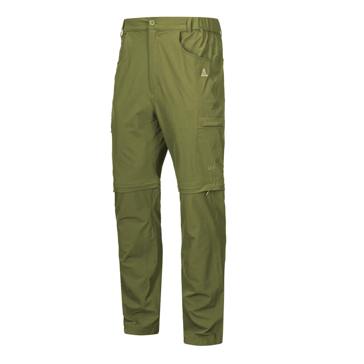 Pantalon Hombre Cedron desmontable Verde Oliva Geography-0