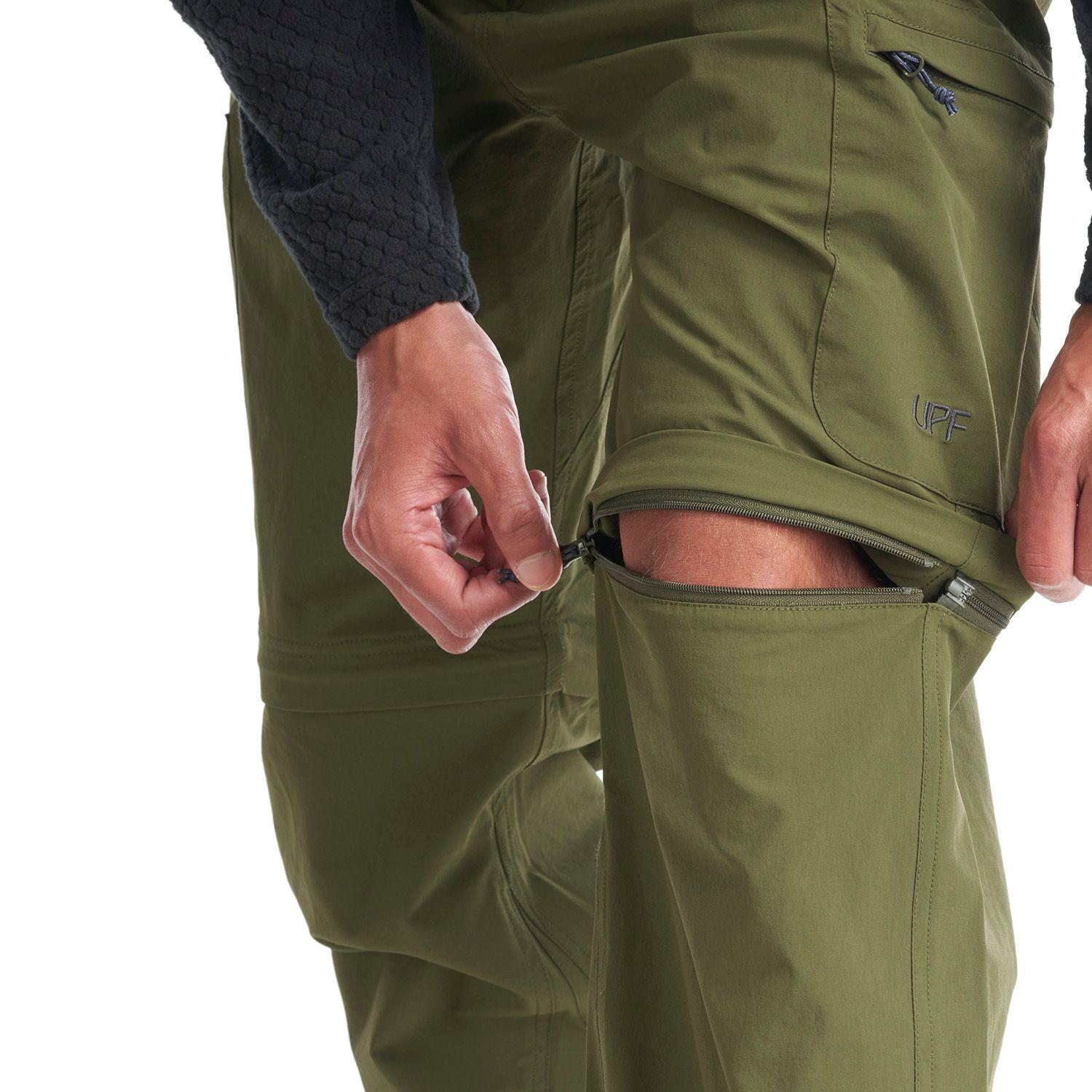 Pantalon Hombre Cedron desmontable Verde Oliva Geography-5
