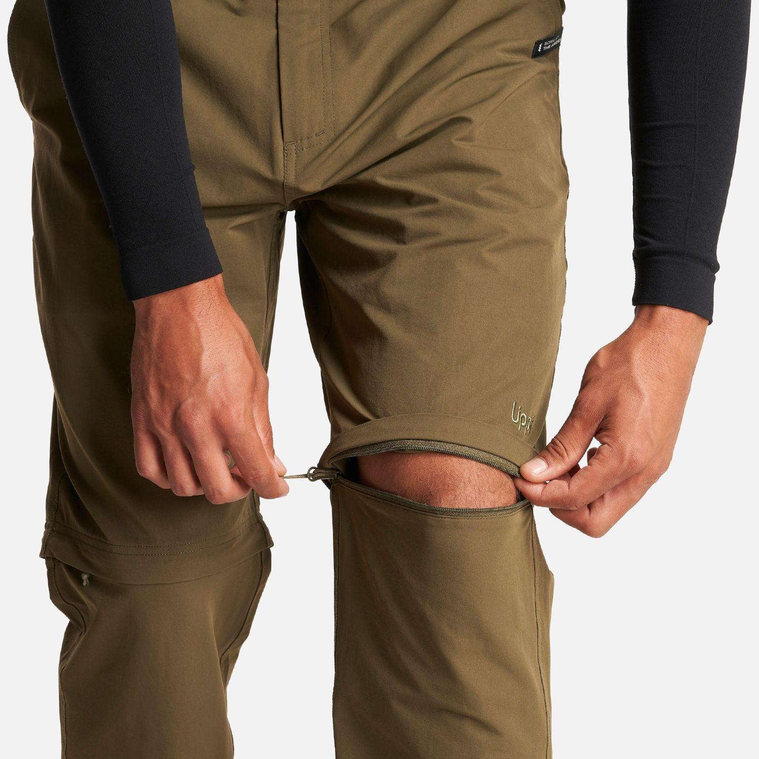 Pantalon Hombre Enduring Mix-2 Q-Dry Pants Verde Oliva Lippi I23-5