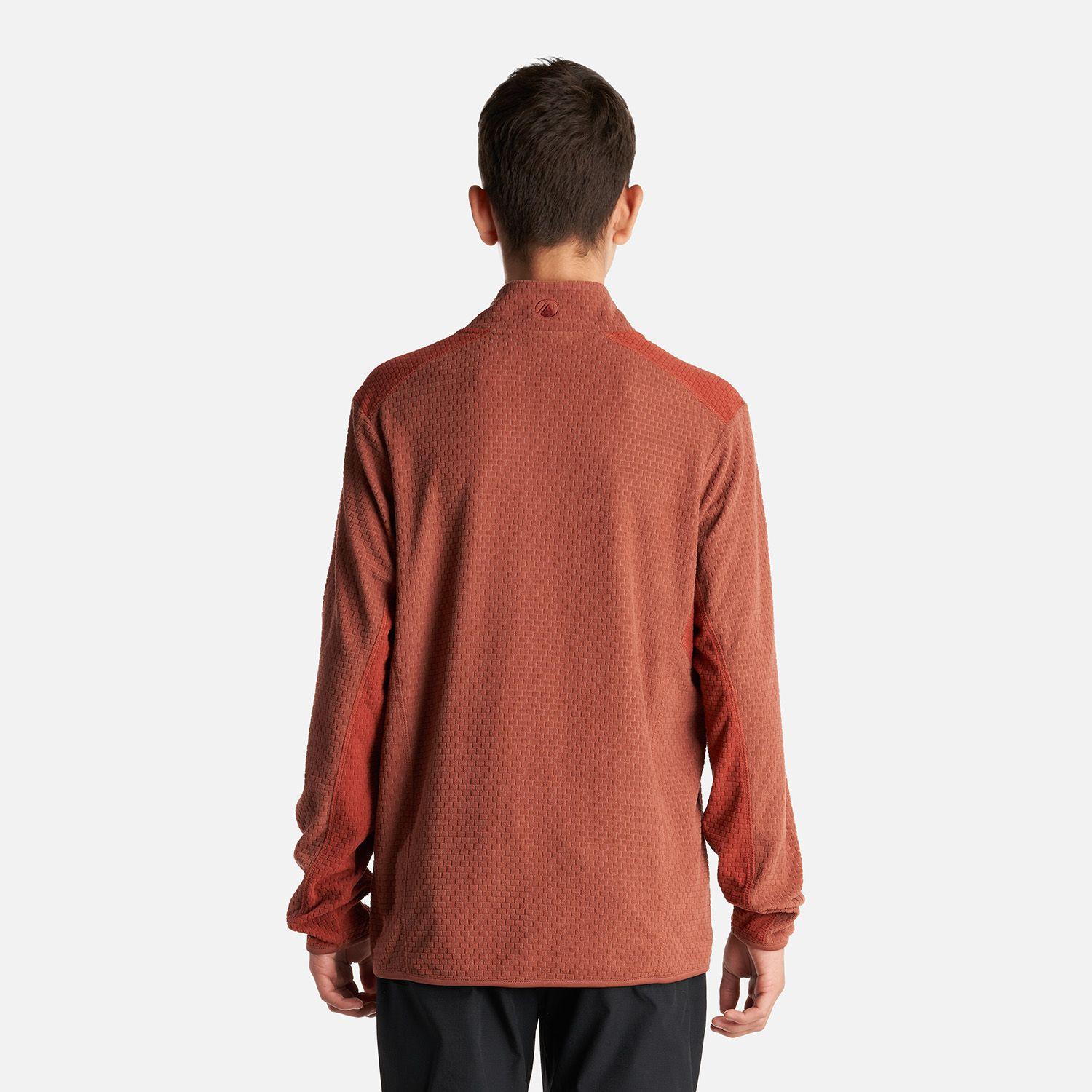 Poleron Teen Boy Mild Nano-F 14 Zip Terracota Lippi I23-3