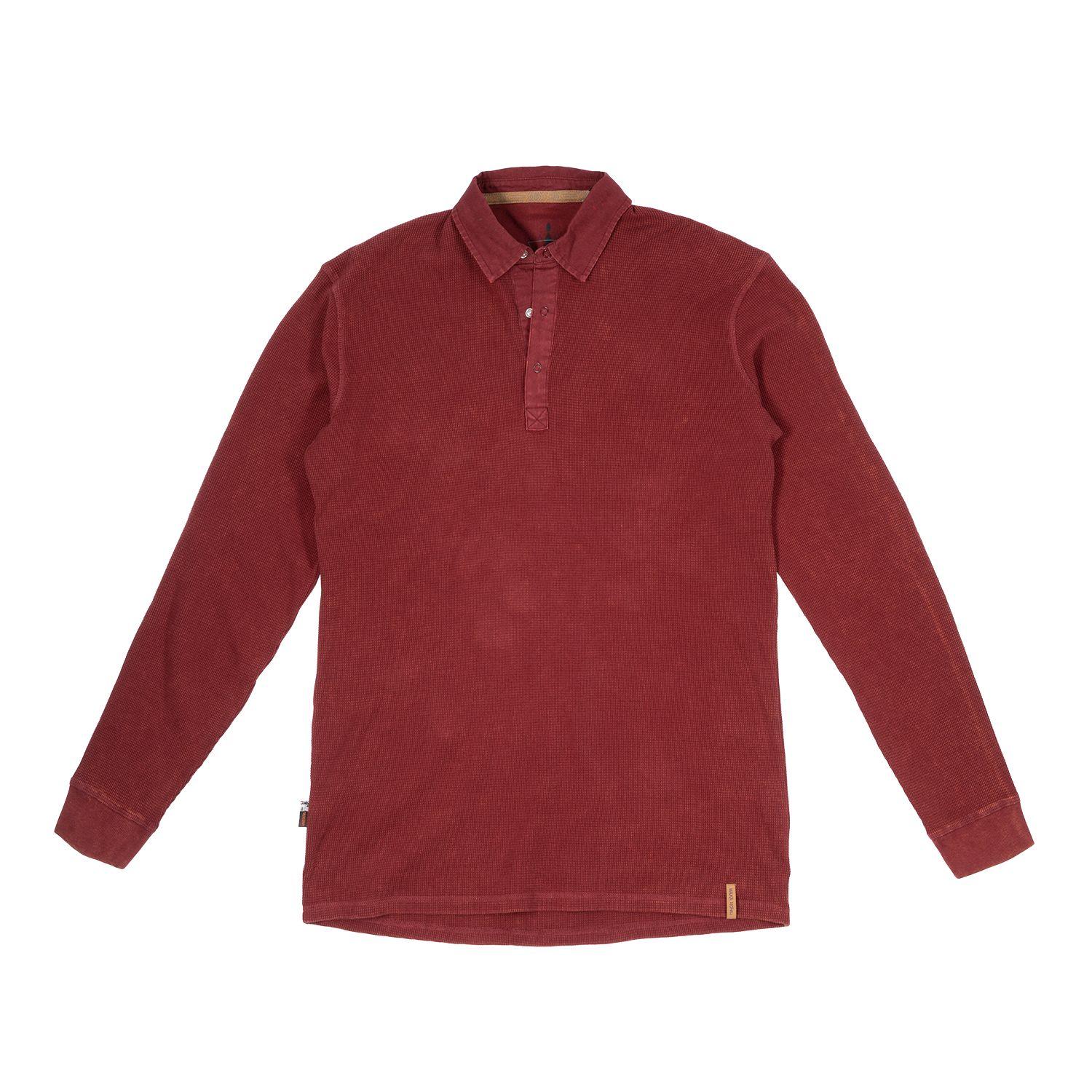 Polera Hombre Simetría Hippie Burdeo Haka Honu I20-0