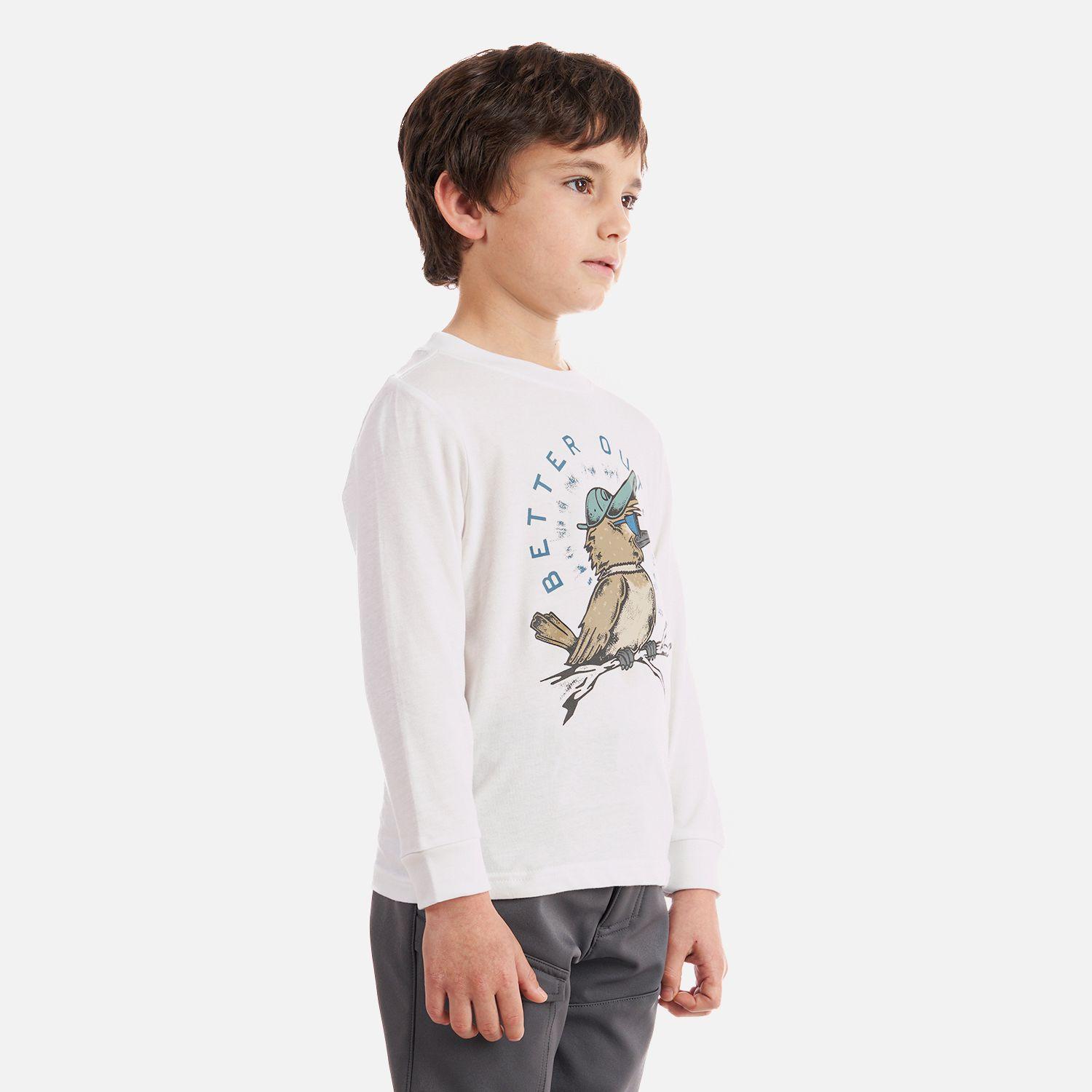 Polera Niño Logo Lippi Long Sleeve T-Shirt Blanco Lippi-2