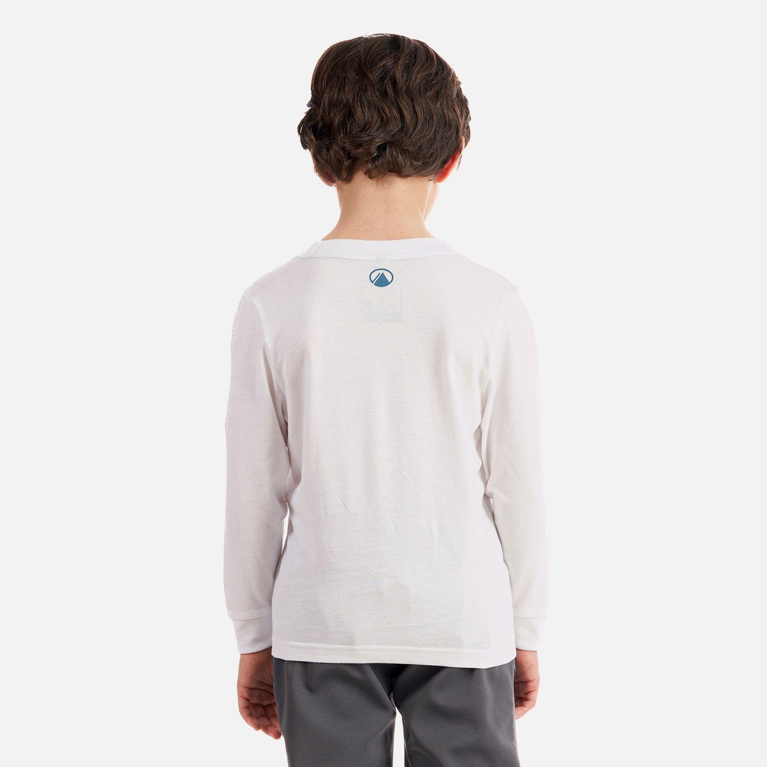 Polera Niño Logo Lippi Long Sleeve T-Shirt Blanco Lippi-3