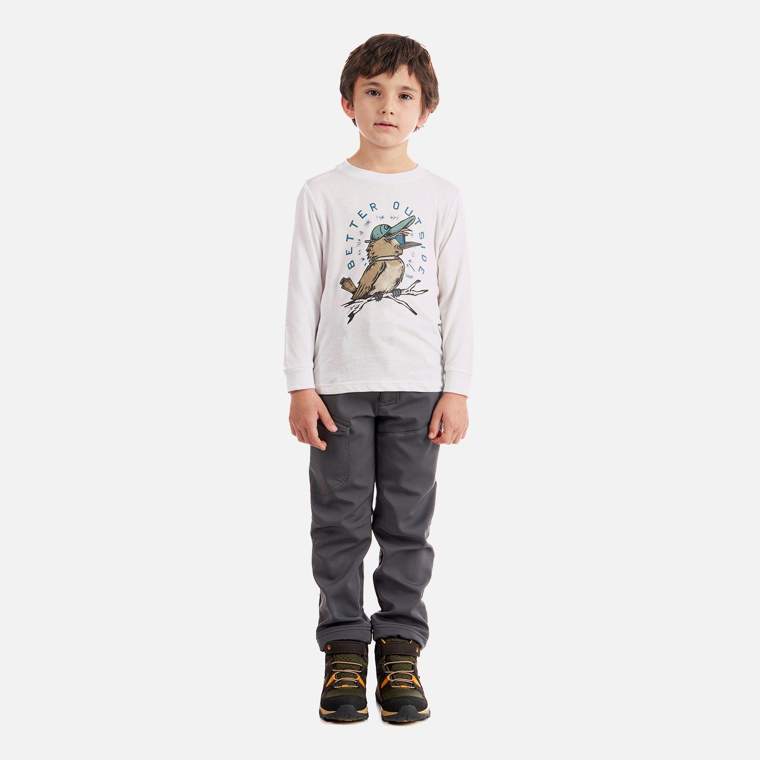 Polera Niño Logo Lippi Long Sleeve T-Shirt Blanco Lippi-5