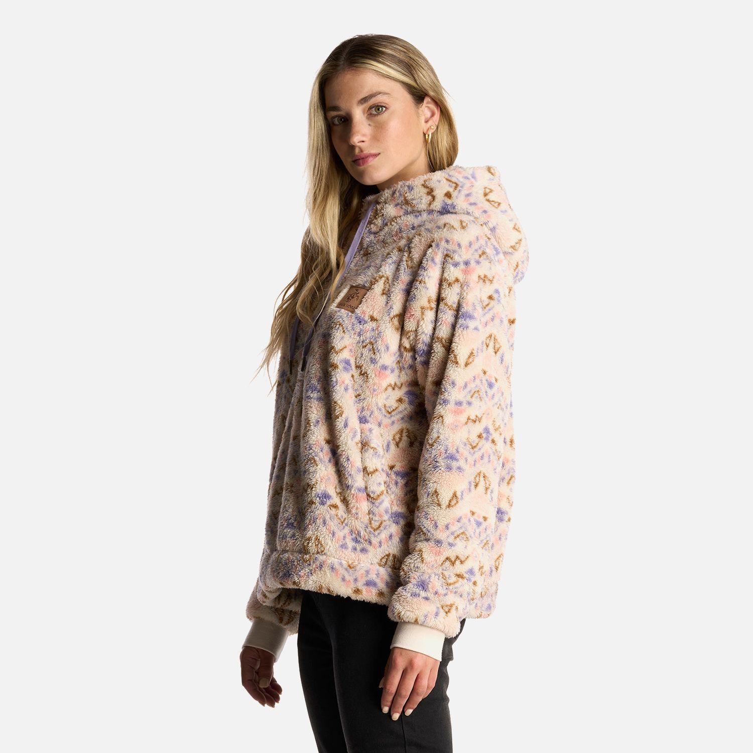 Poleron Mujer Cangur-oso Print Beige Haka Honu-3