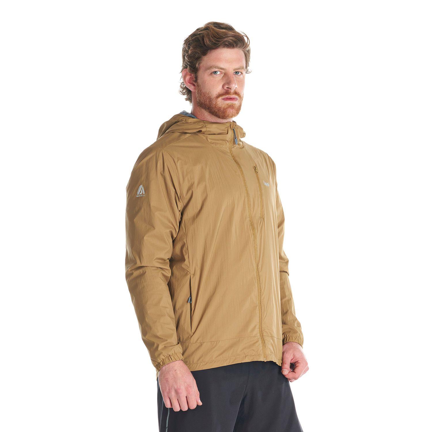 Chaqueta Hombre Spry Windbreaker Nano-F Hoody Jacket Cafe Pardo Lippi-2