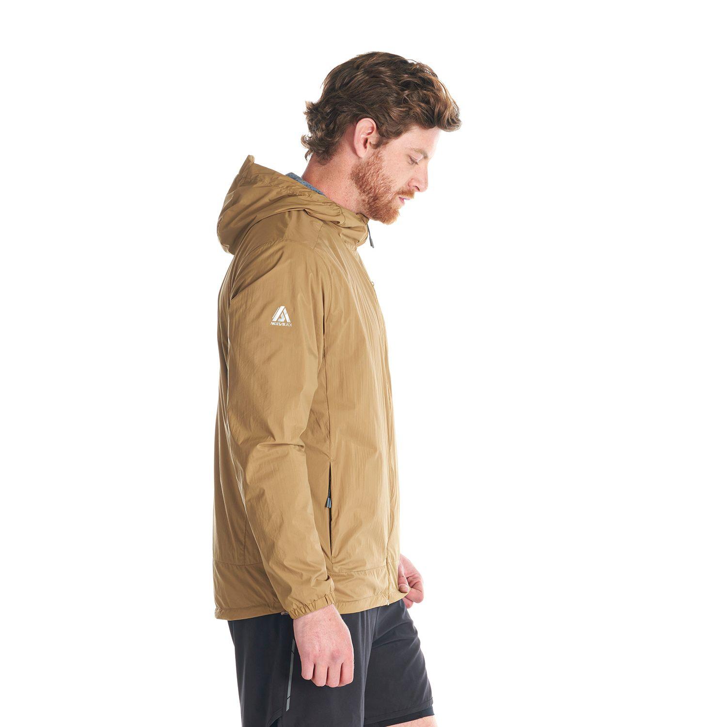 Chaqueta Hombre Spry Windbreaker Nano-F Hoody Jacket Cafe Pardo Lippi-3