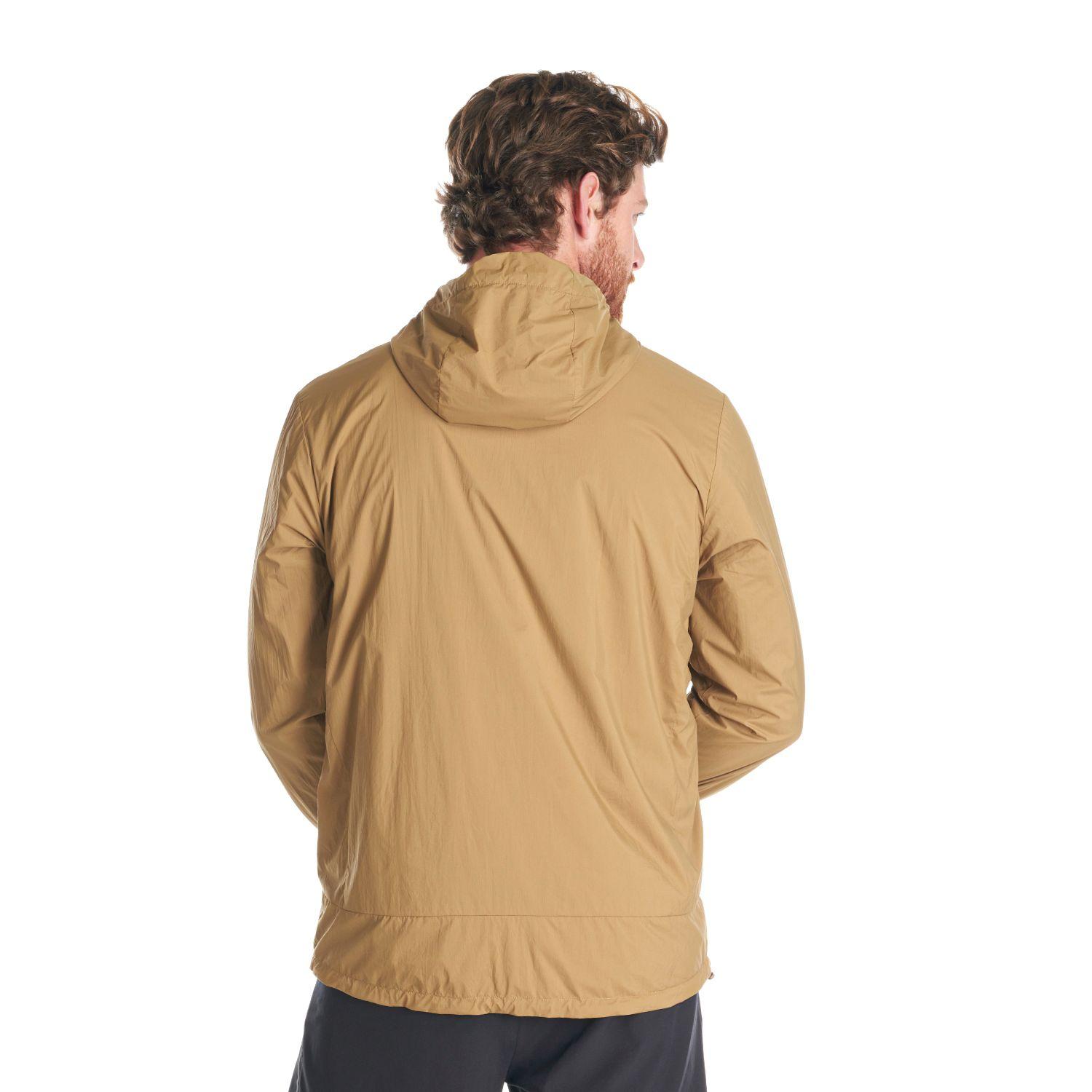 Chaqueta Hombre Spry Windbreaker Nano-F Hoody Jacket Cafe Pardo Lippi-5