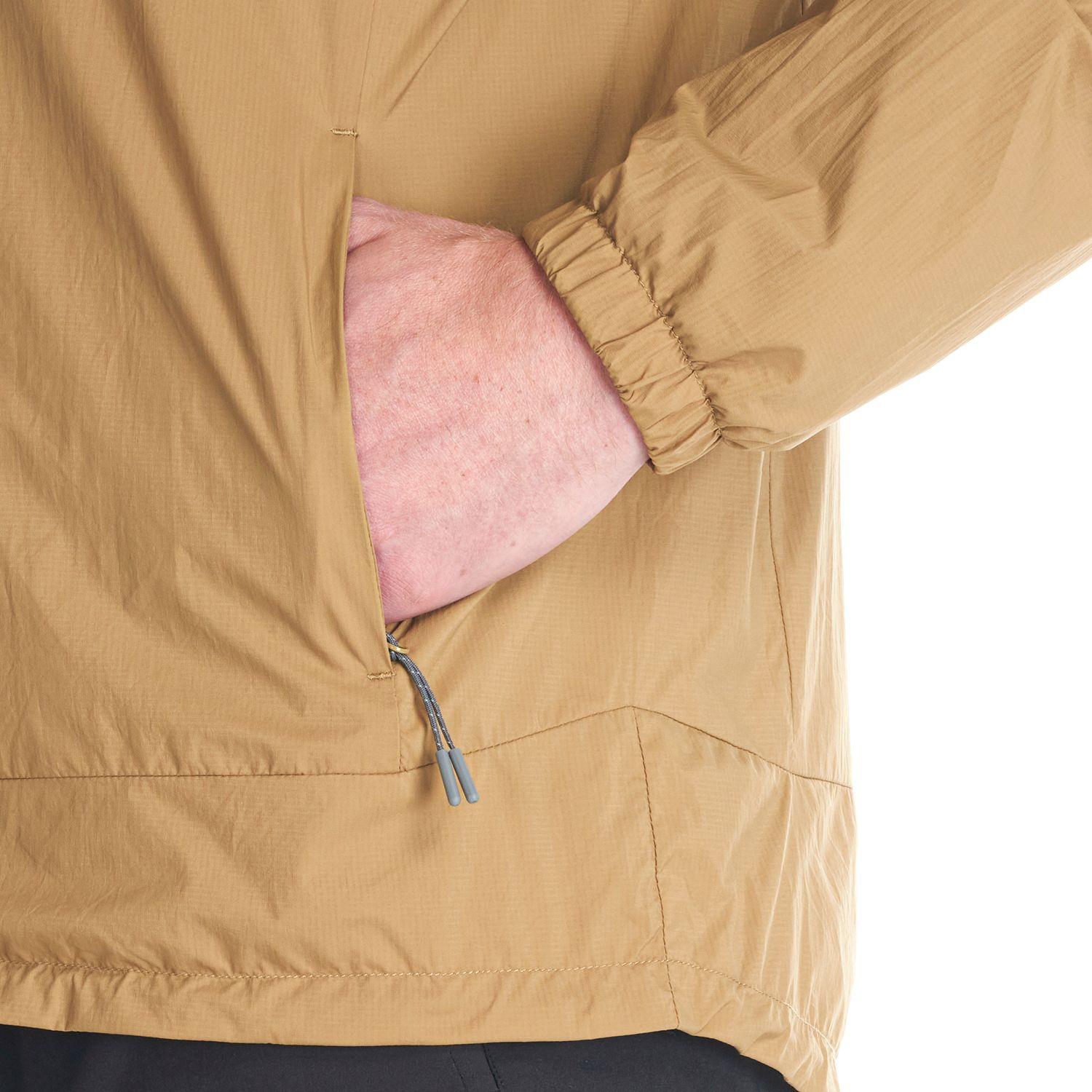 Chaqueta Hombre Spry Windbreaker Nano-F Hoody Jacket Cafe Pardo Lippi-7