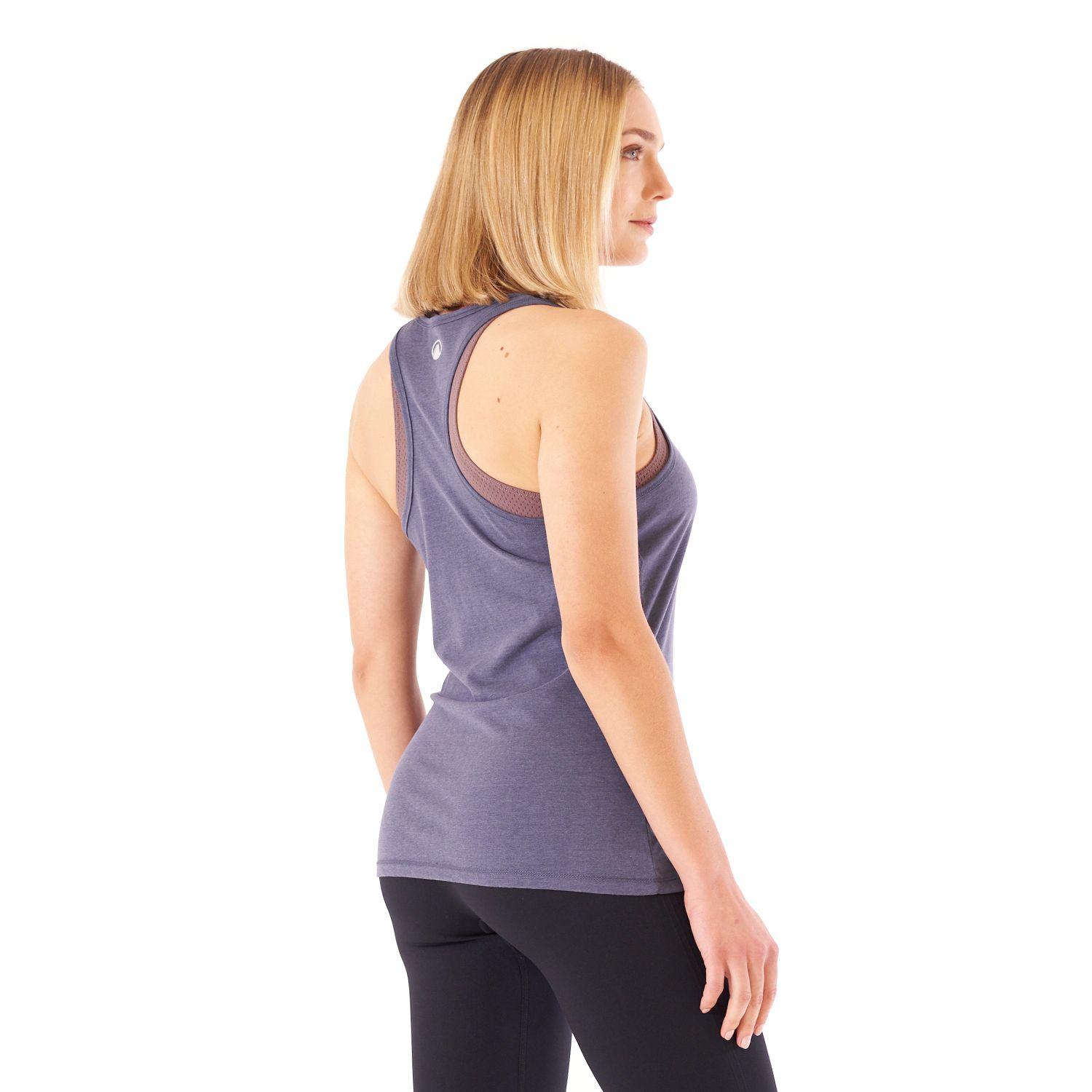 Polera Mujer Summit UV-Stop Tank Melange Azul Lavanda Lippi V21-3