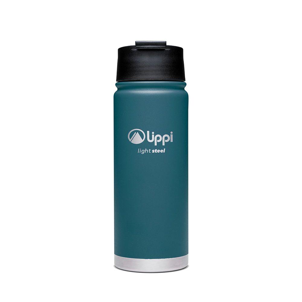 Botella Unisex Light Steel Hot Top Bottle 550 ML Azul Piedra Lippi-0