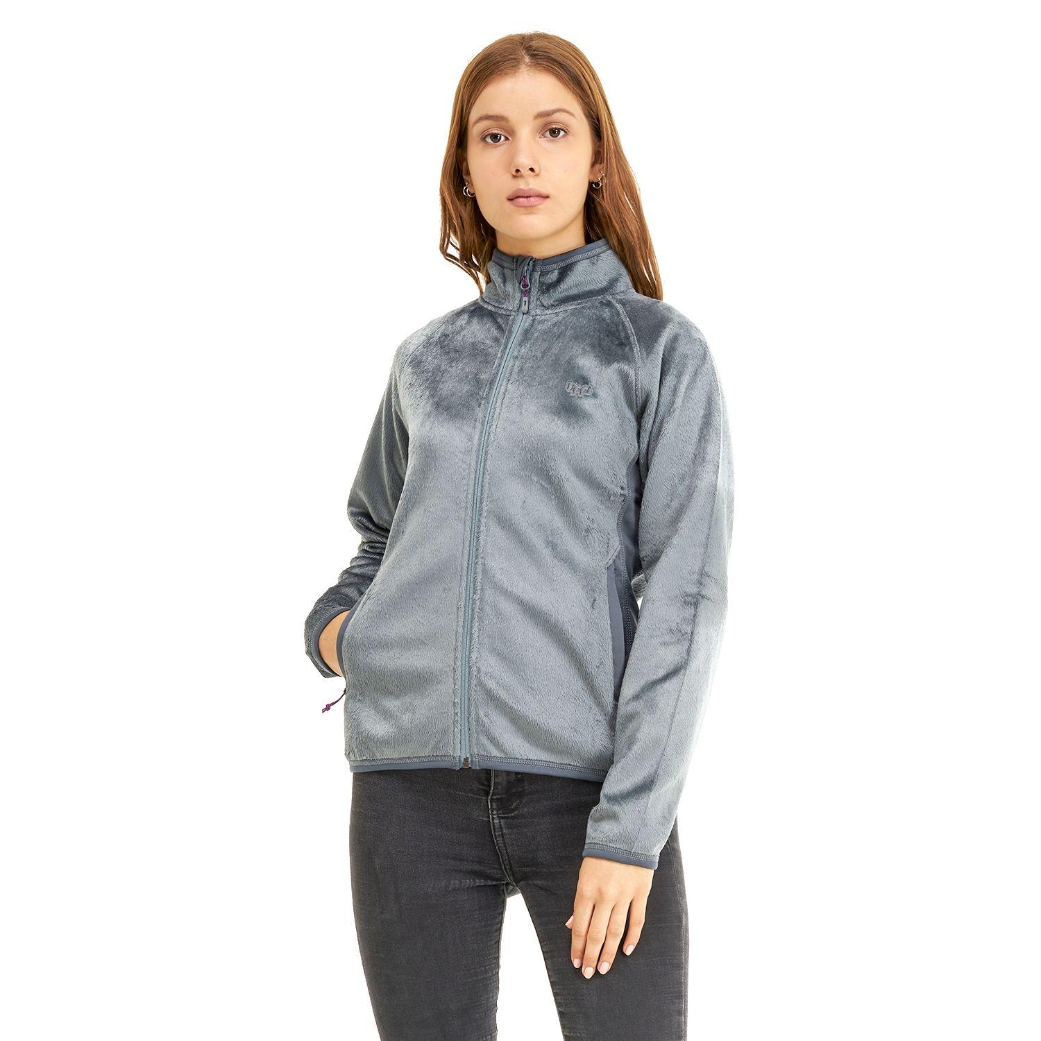 Chaqueta Mujer Brisk Shaggy-Pro Jacket Verde Grisaceo Lippi-1