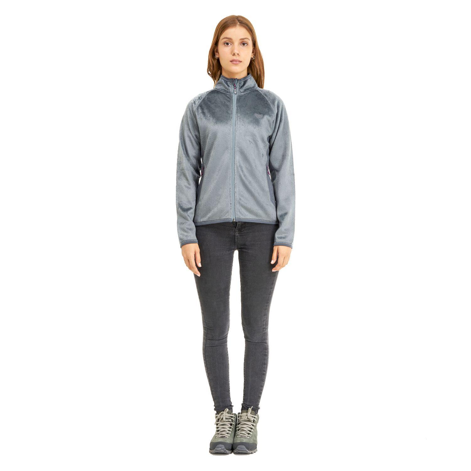 Chaqueta Mujer Brisk Shaggy-Pro Jacket Verde Grisaceo Lippi-5