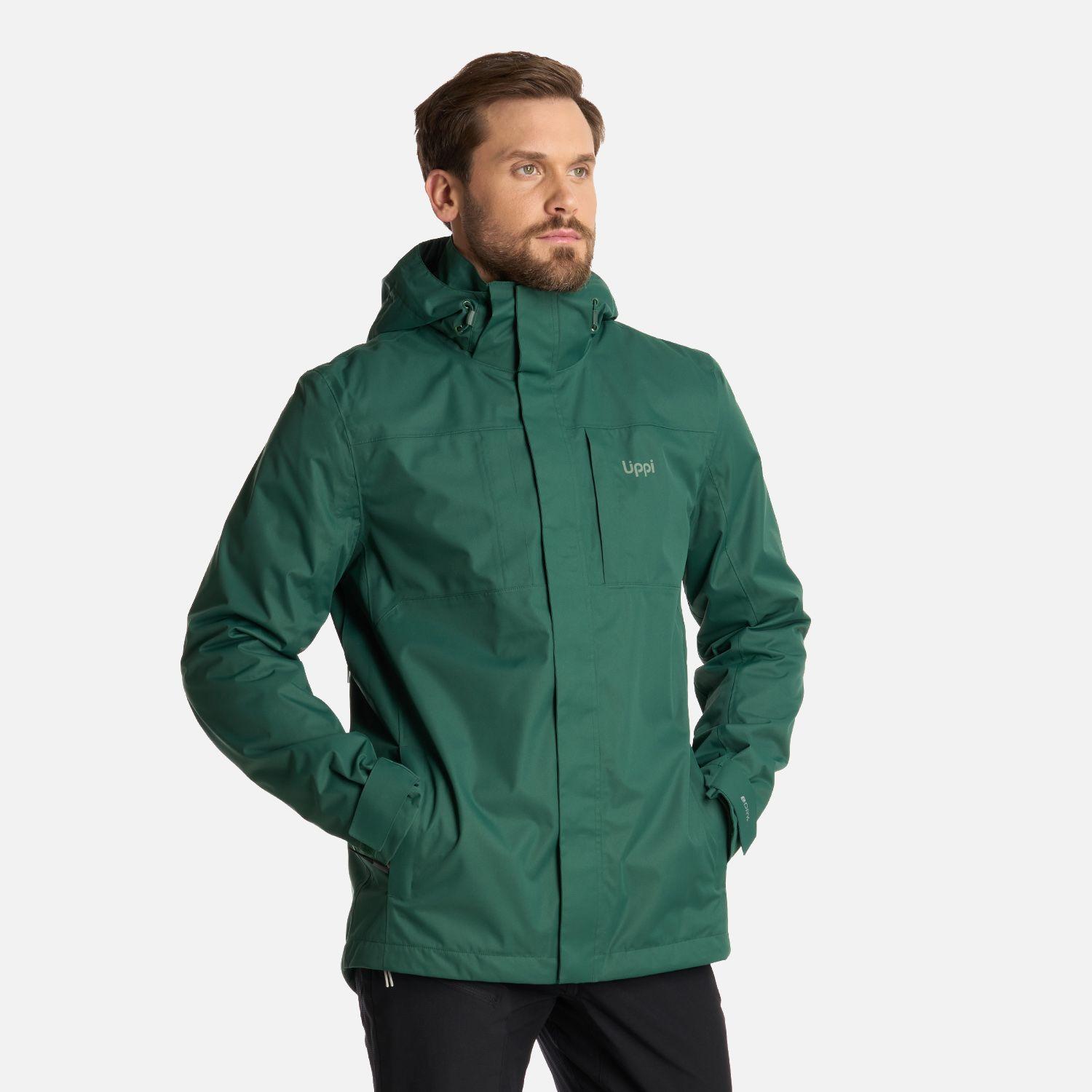 Chaqueta Hombre Tres Cruces Fusion-3 Verde Botella Lippi I25-1