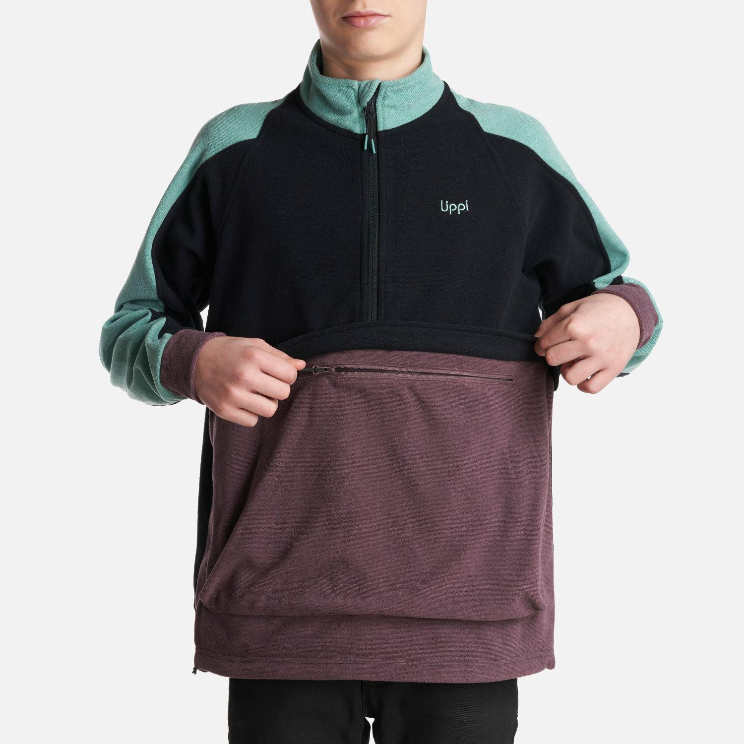 Poleron Teen Boy FirePlace 1/4 Zip Sweatshirt Grafito Lippi-5