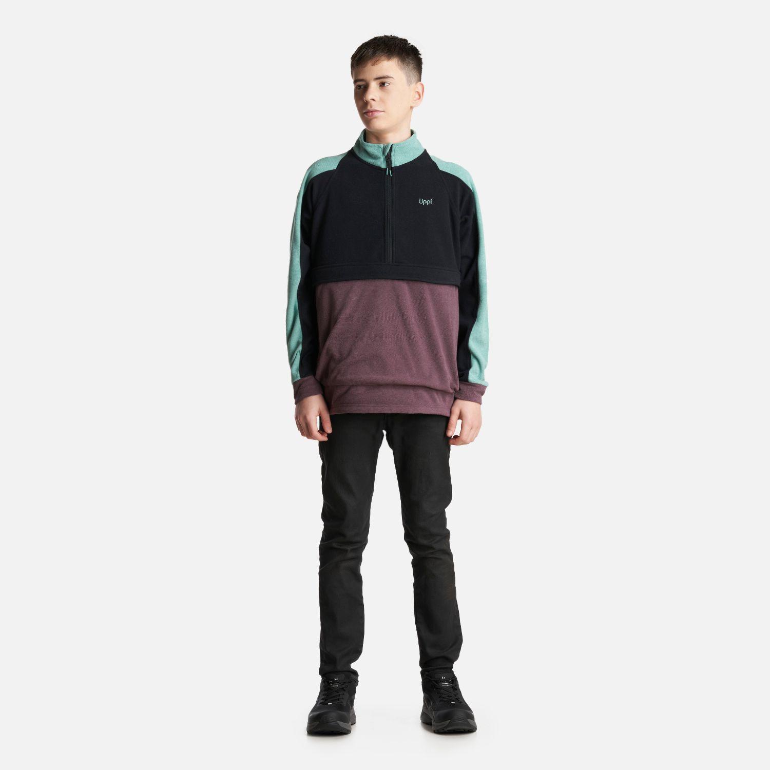 Poleron Teen Boy FirePlace 1/4 Zip Sweatshirt Grafito Lippi-7