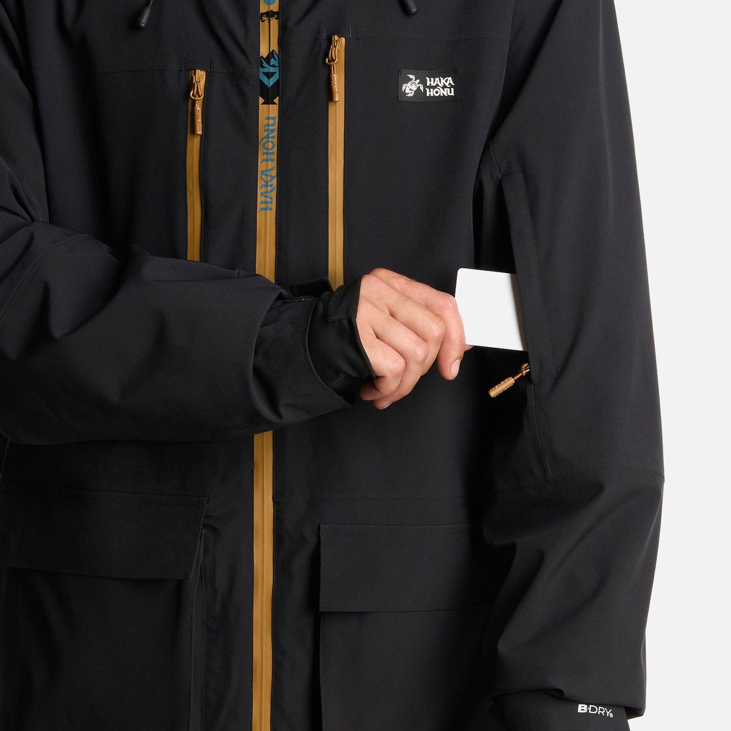 Chaqueta Hombre Viento Blanco Negro Haka Honu I25-6