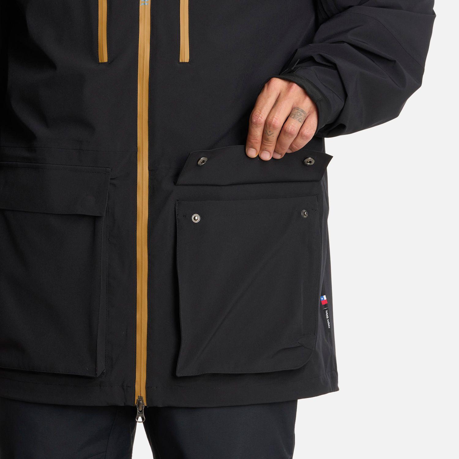 Chaqueta Hombre Viento Blanco Negro Haka Honu I25-7