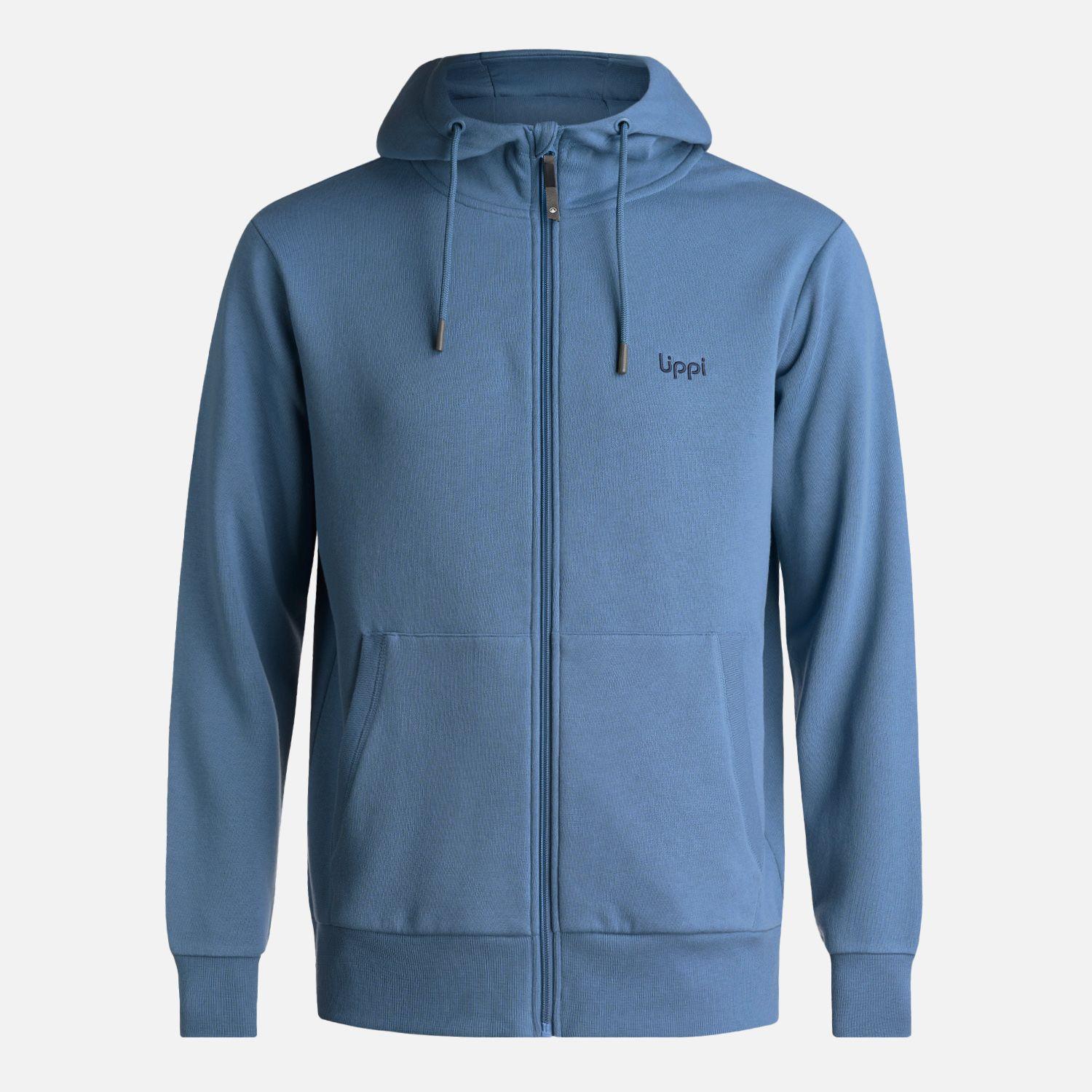 Polerón Hombre Ulmo Full Zip Hoody Sweatshirt Azul Lippi-6