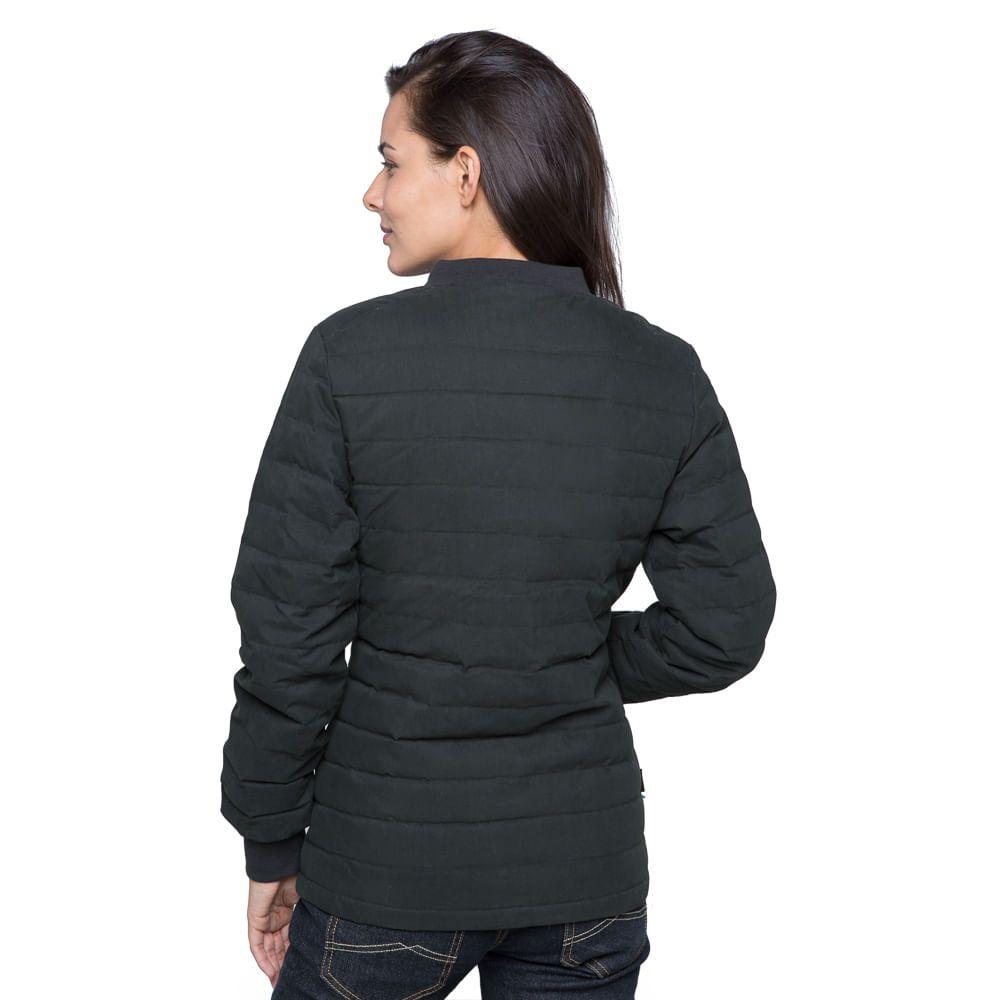 Chaqueta Mujer Laniakea Negro Haka Honu-1
