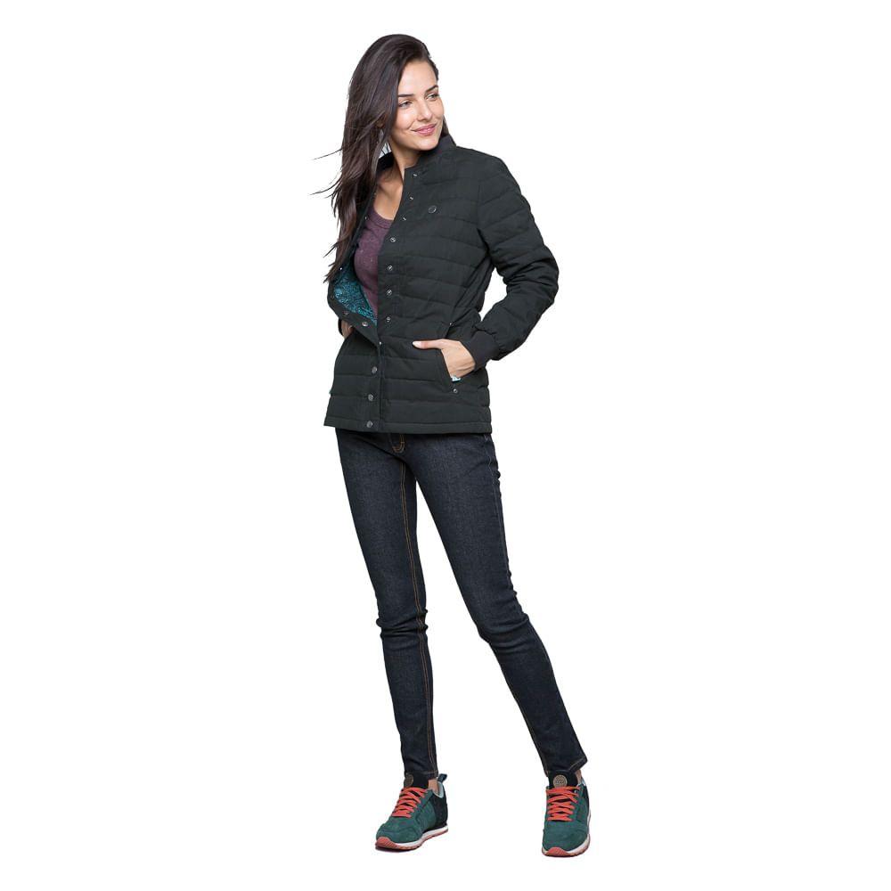 Chaqueta Mujer Laniakea Negro Haka Honu-2
