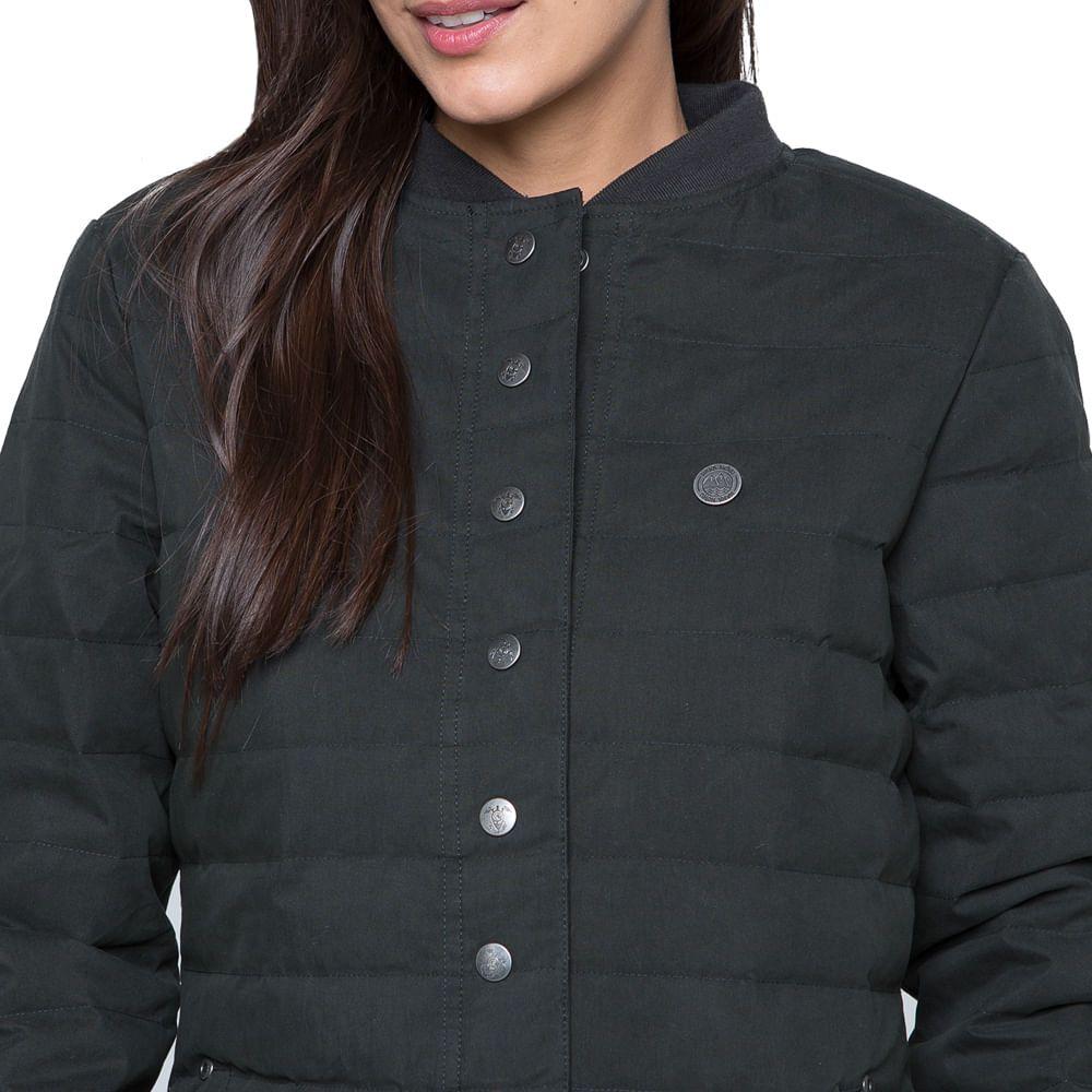 Chaqueta Mujer Laniakea Negro Haka Honu-3