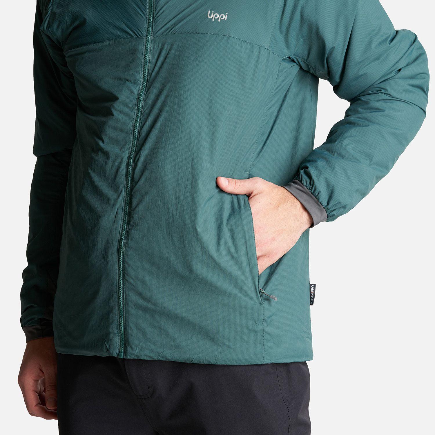 Chaqueta Hombre Spry Steam-Pro Hoody Jacket Verde Botella Lippi-5