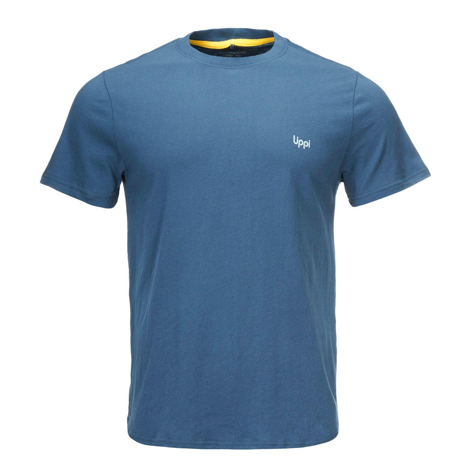 Polera Hombre Terra UV-Stop T-Shirt Azul Noche Lippi-0
