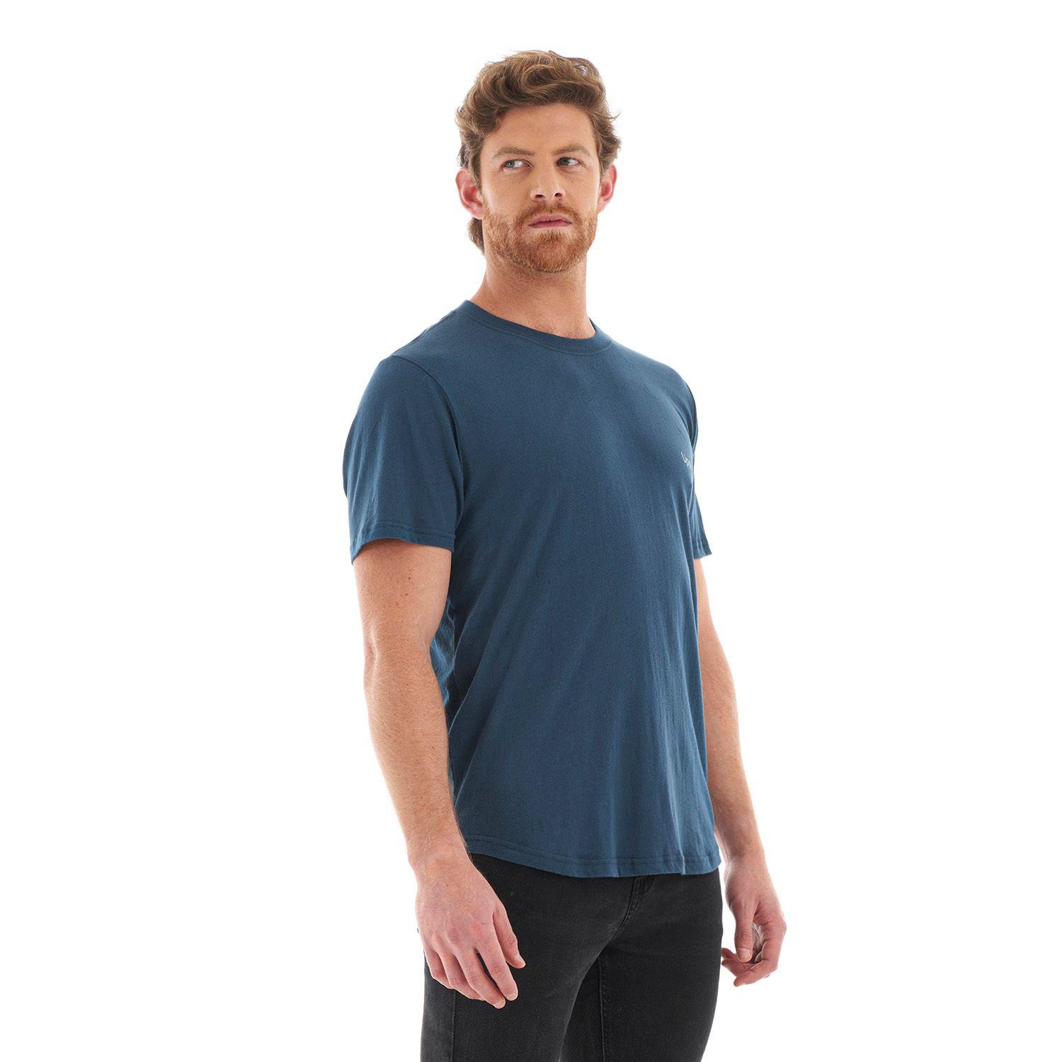 Polera Hombre Terra UV-Stop T-Shirt Azul Noche Lippi-2