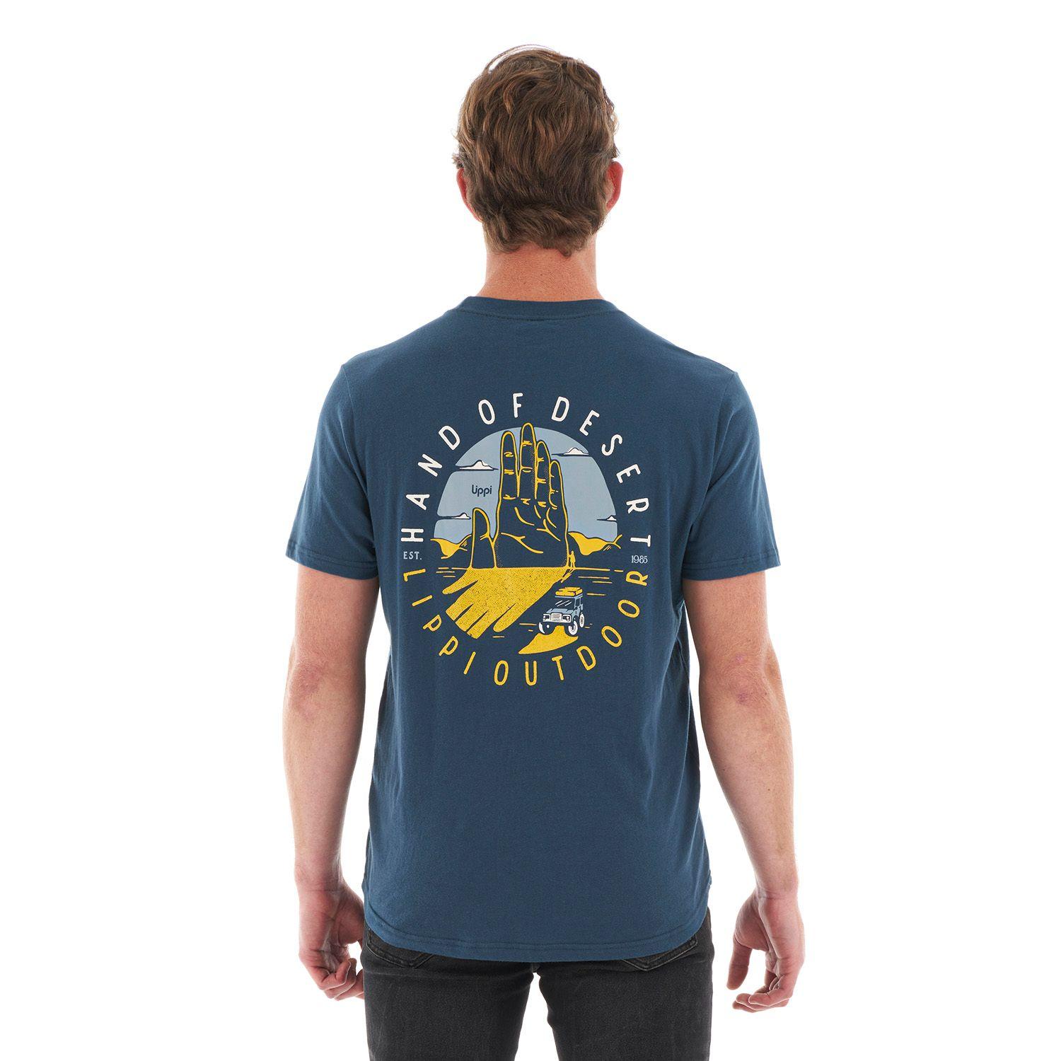 Polera Hombre Terra UV-Stop T-Shirt Azul Noche Lippi-5