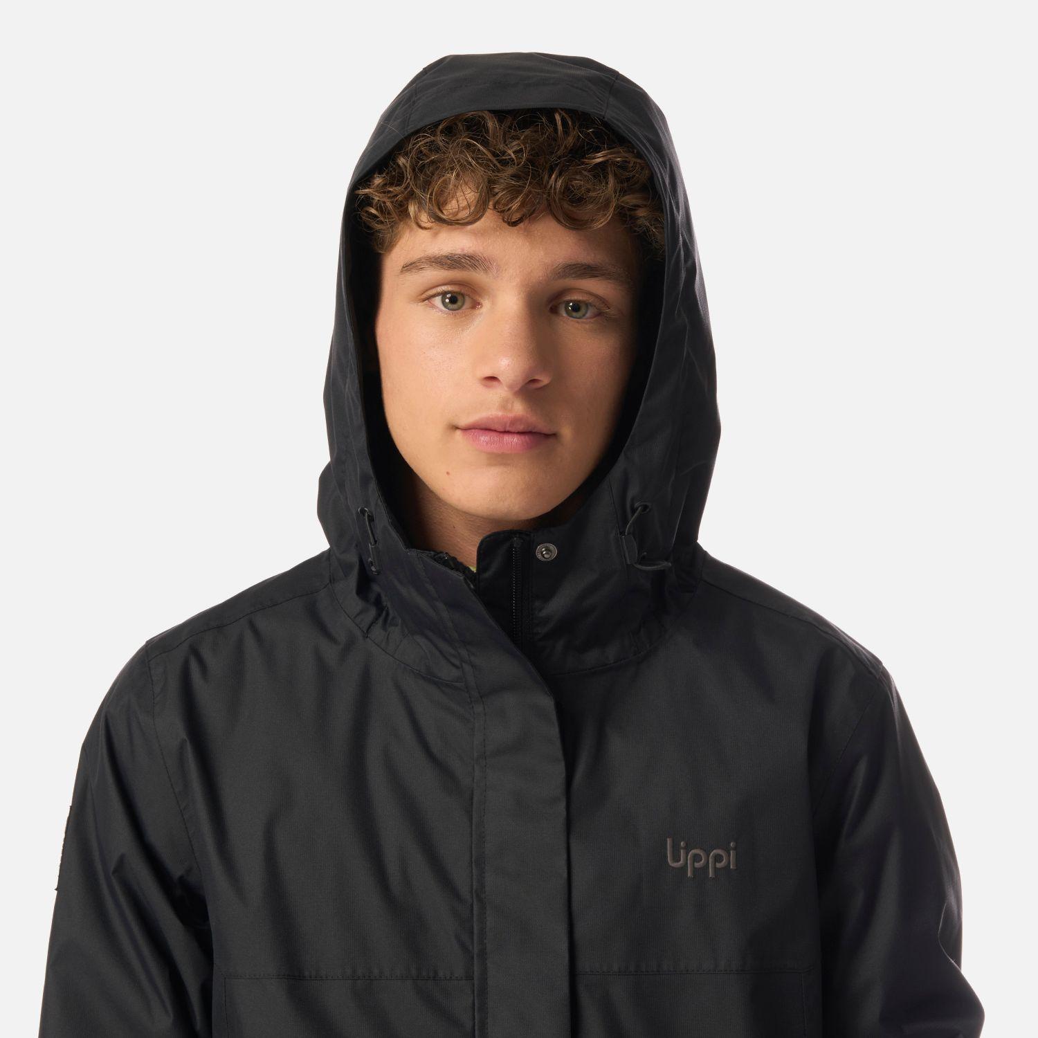 Chaqueta Teen Boy Blizzard B-Dry Hoody Jacket Negro Lippi I26-3