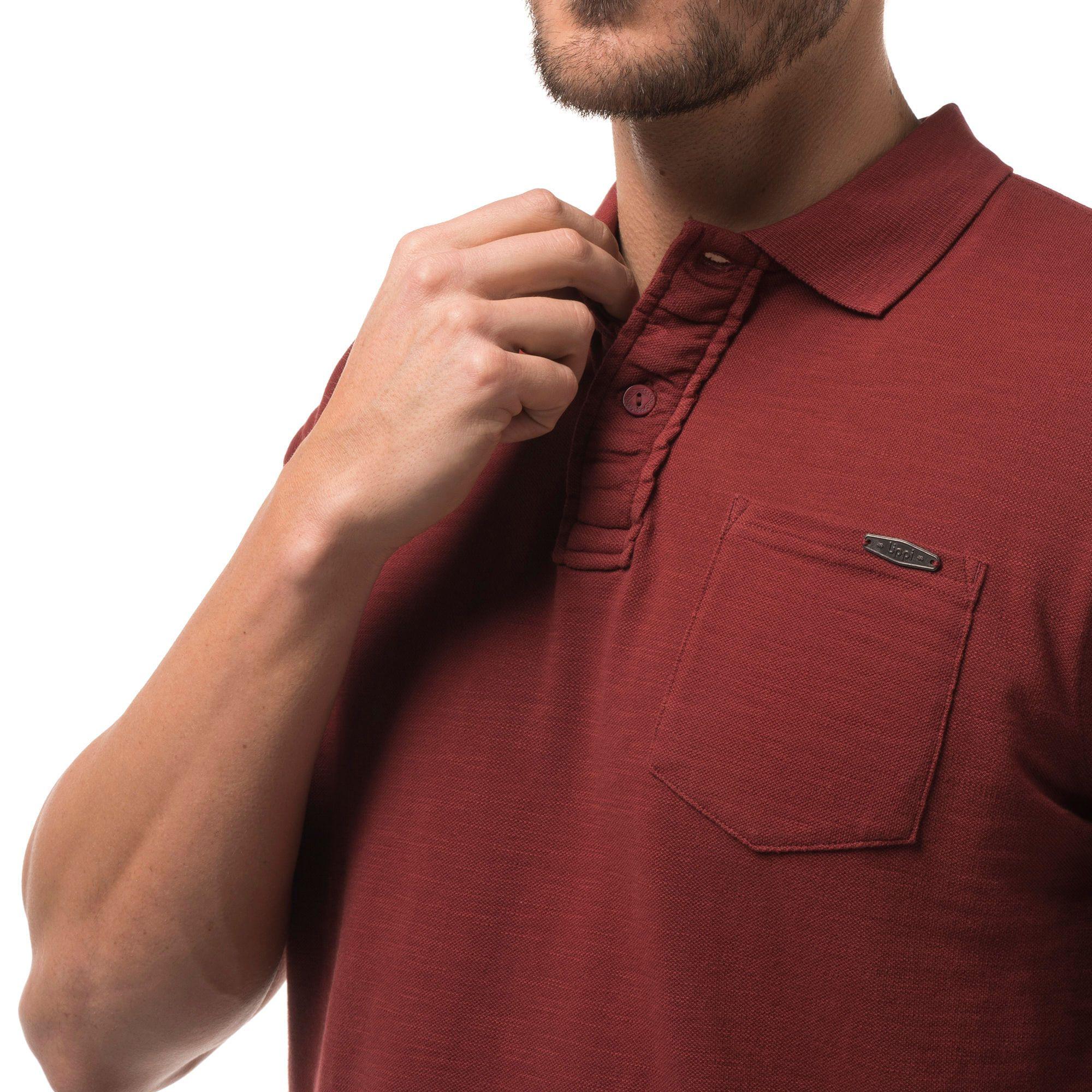 Polera Hombre Woodfire Polo Terracota Lippi V20-4