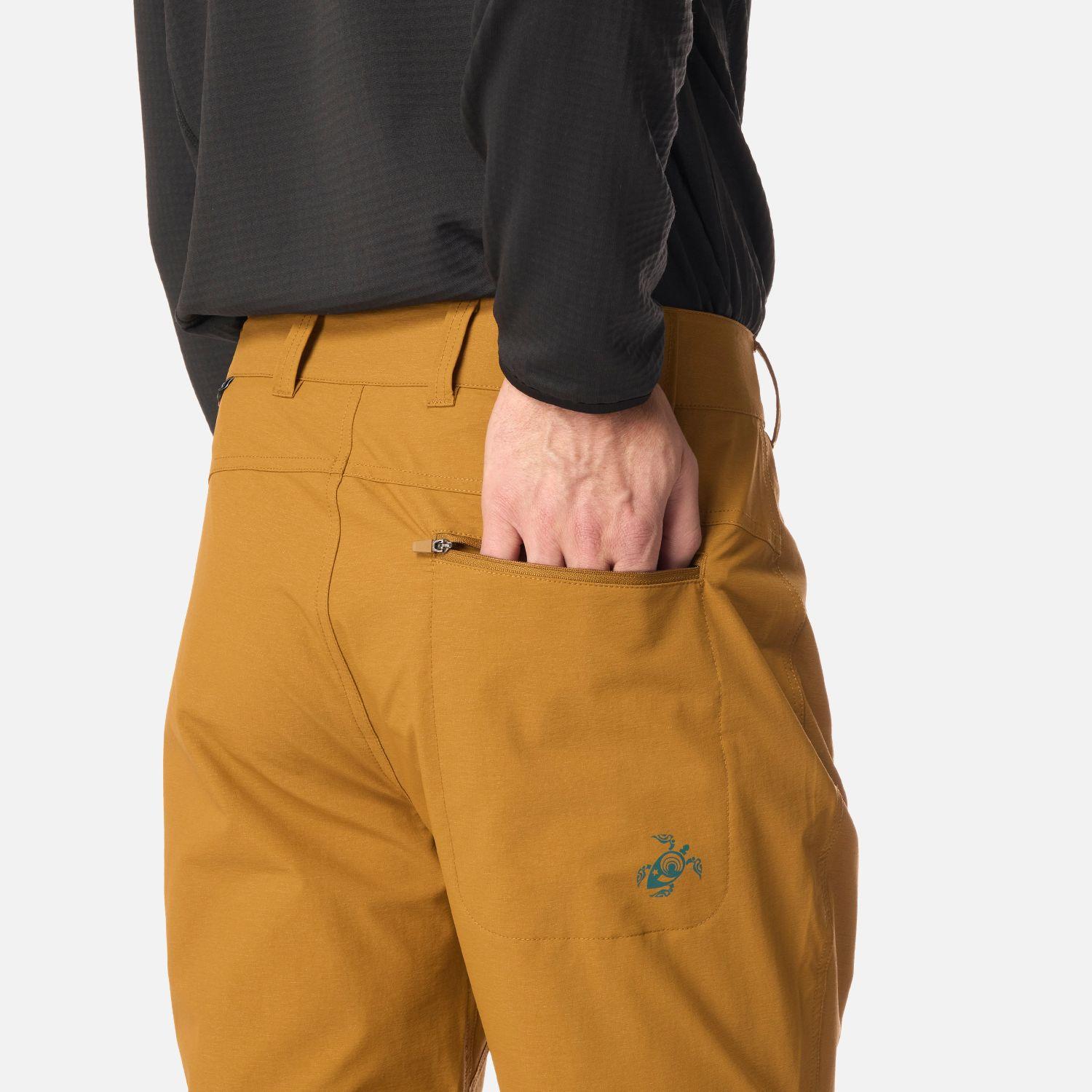 Pantalón Hombre Desmontalo Mostaza Oscuro Haka Honu I26-5