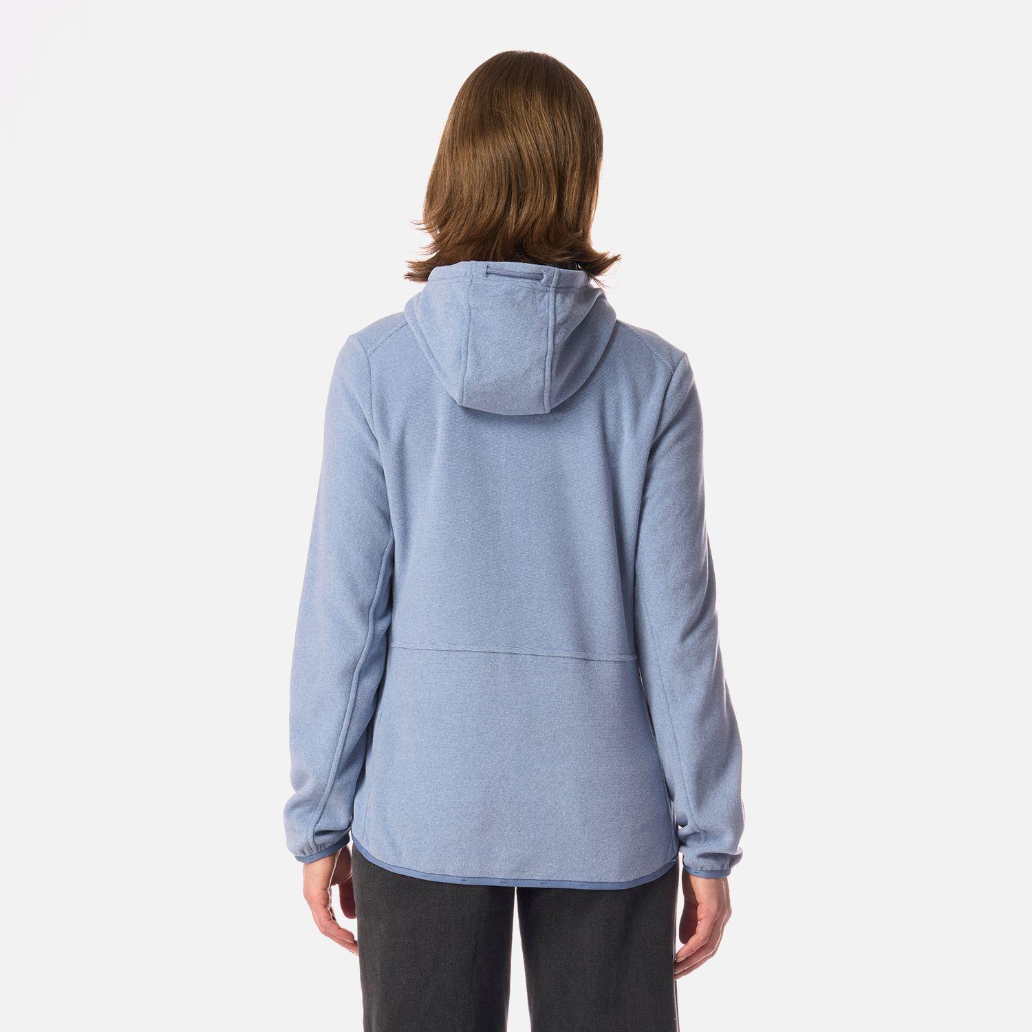 Polar Mujer Stripes Nano-F Full Zip Hoody Azul Piedra Lippi-2