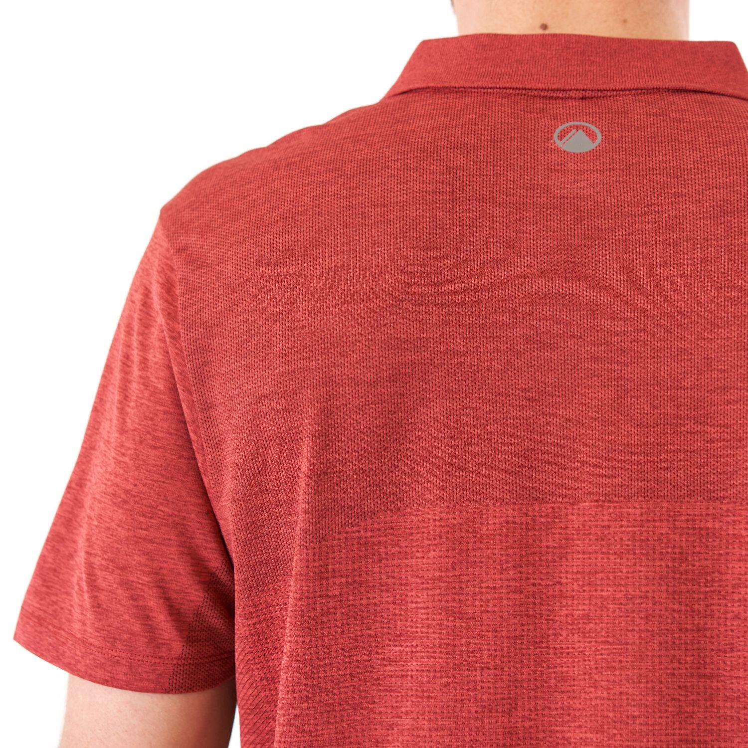 Polera Hombre B-Classic Seamless Polo Rojo Lippi-5