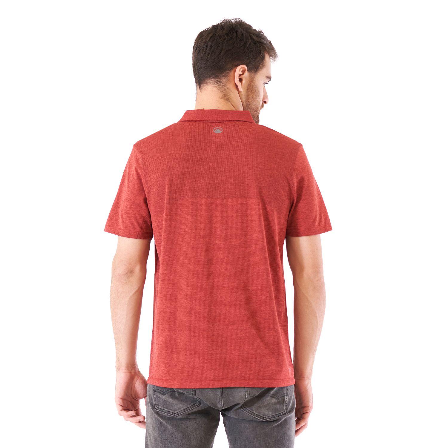 Polera Hombre B-Classic Seamless Polo Rojo Lippi-6