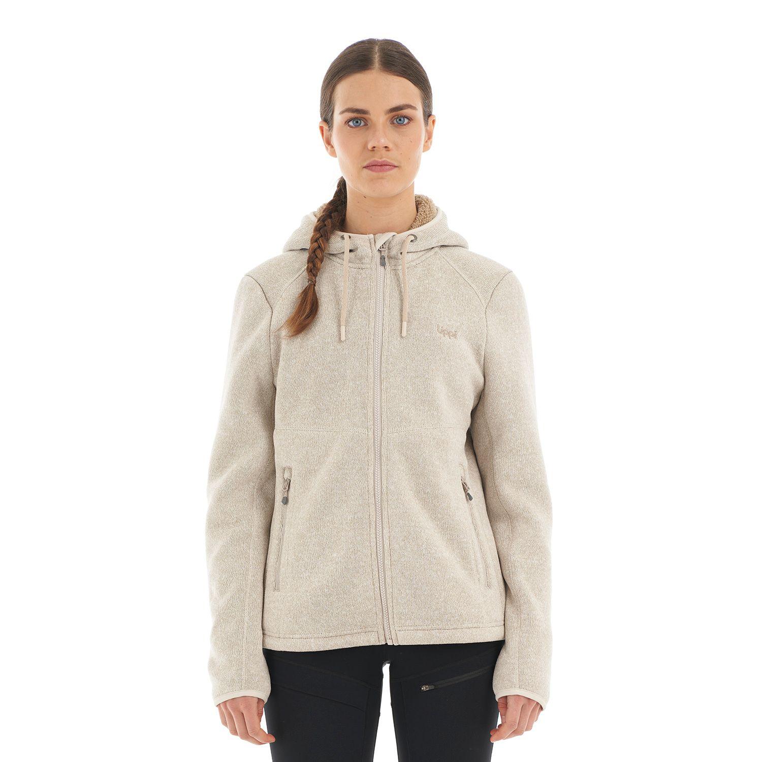 Polar Mujer Sense Blend-Pro Hoody Jacket Melange Beige Lippi-1