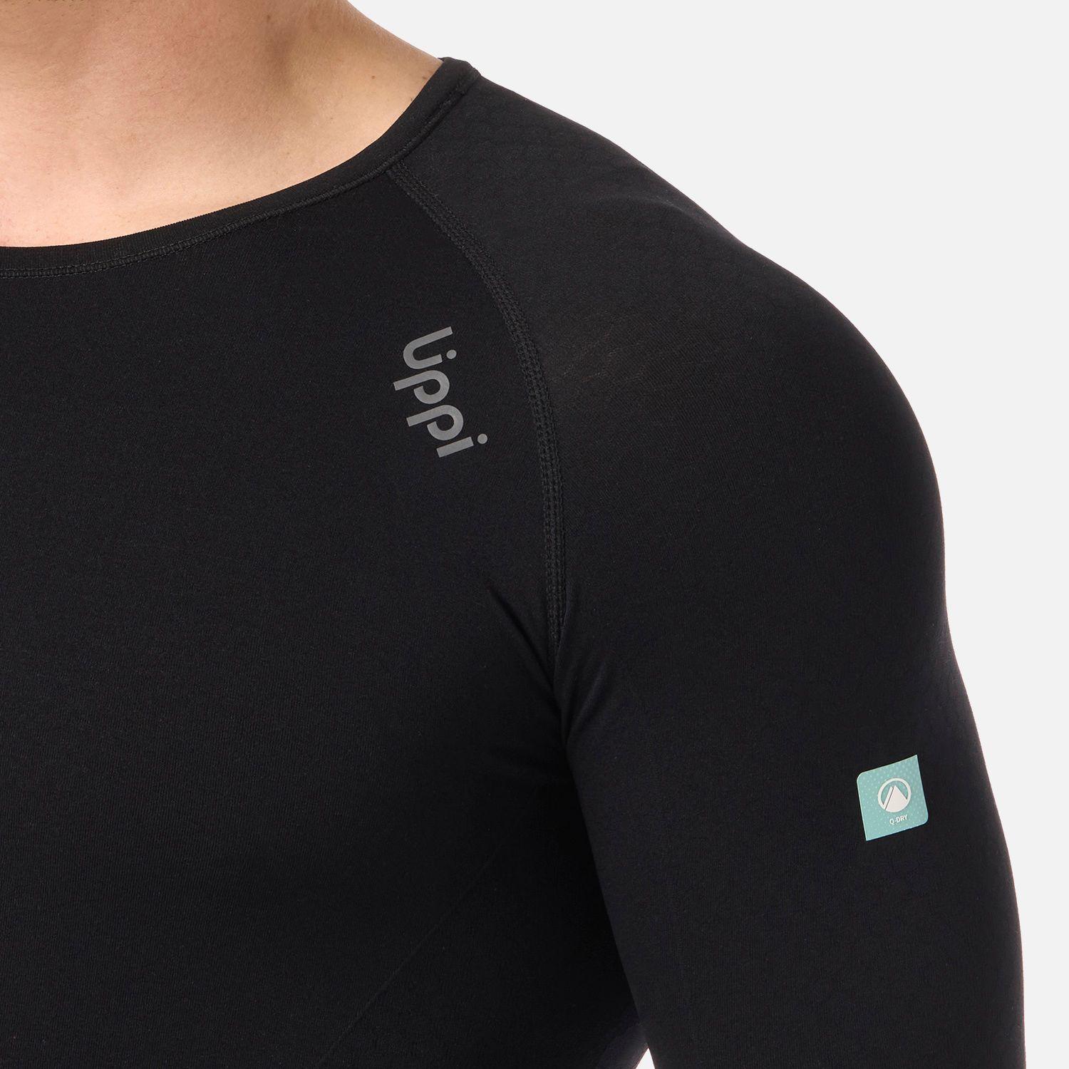 Primera Capa Hombre Skintec Active Q-Dry Top Negro Lippi V26-3