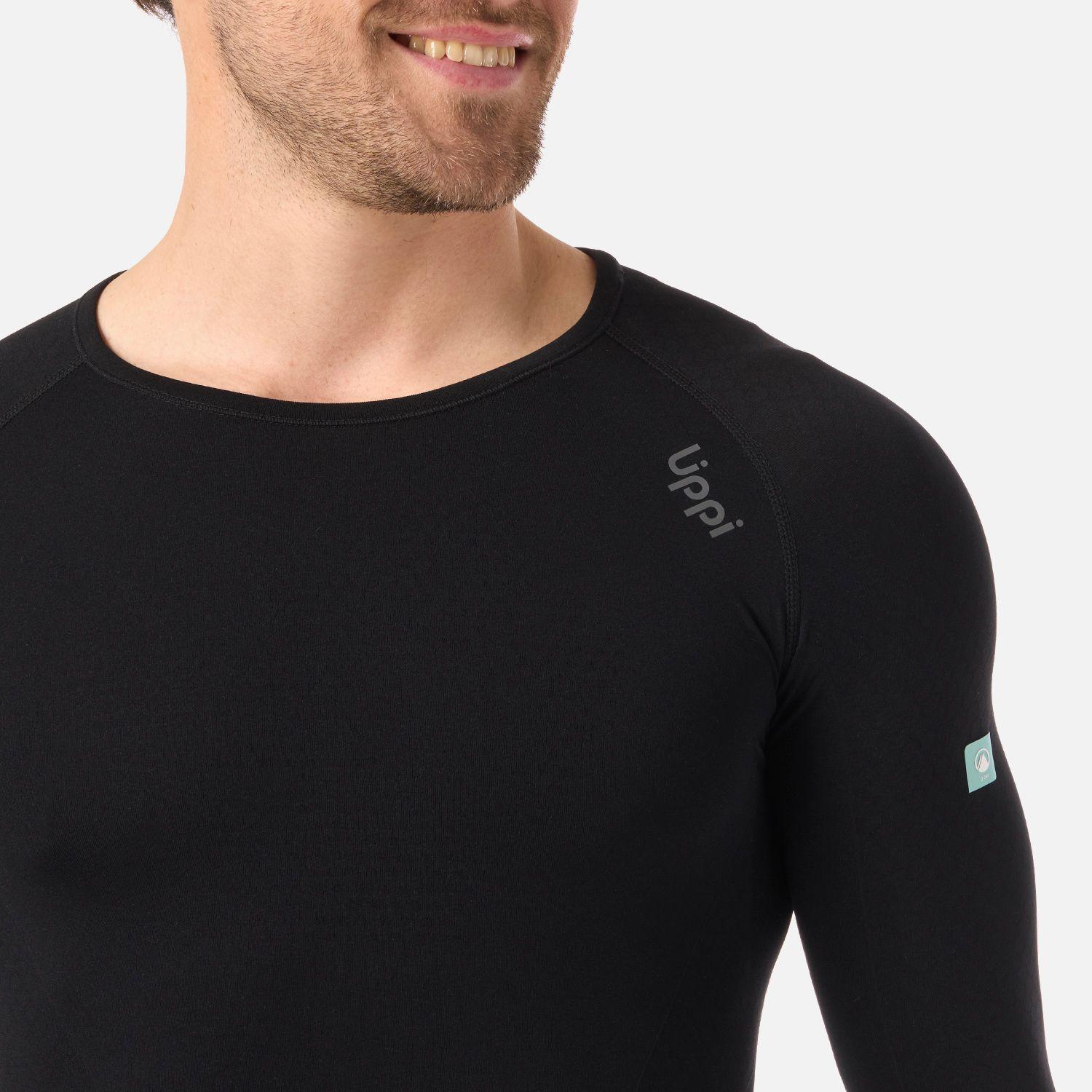 Primera Capa Hombre Skintec Active Q-Dry Top Negro Lippi V26-4