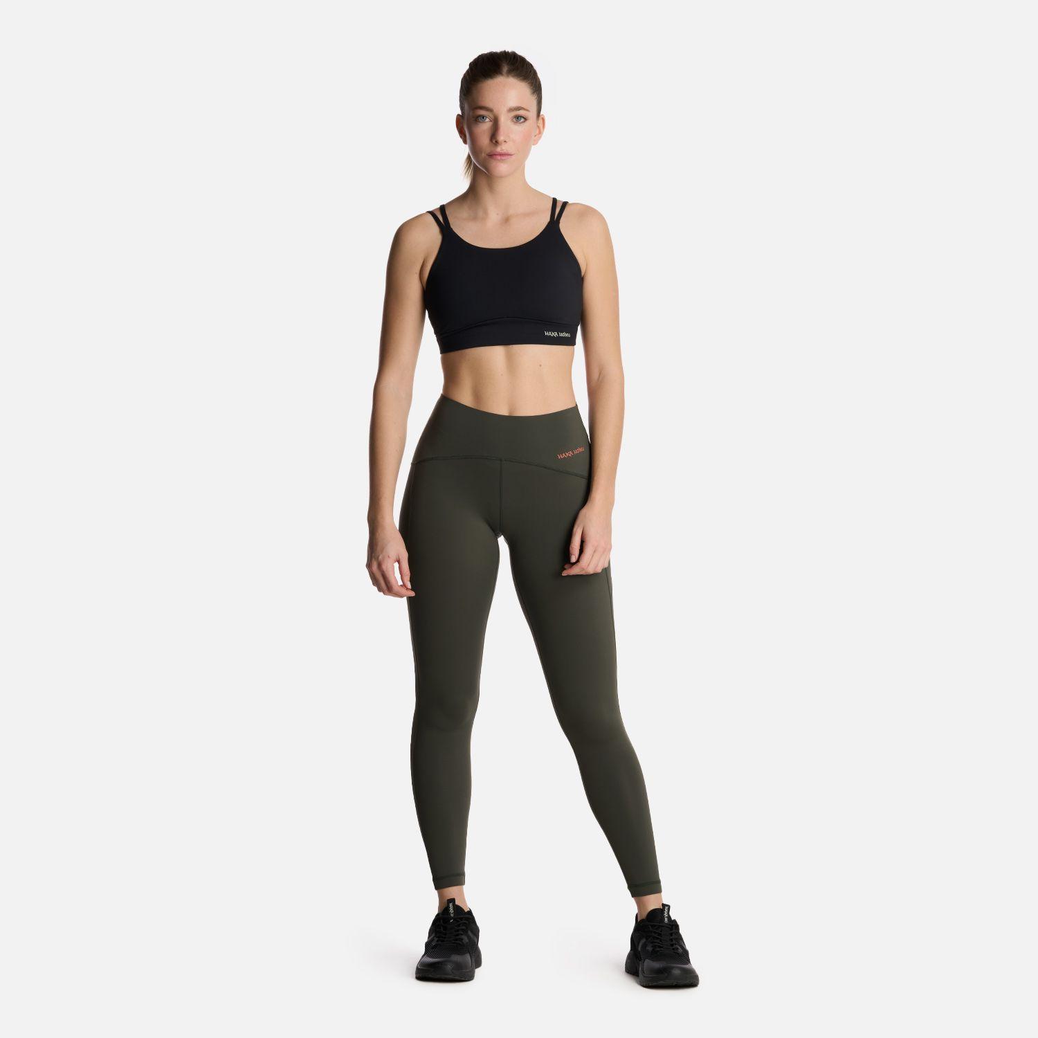 Calza Mujer Adho Muka Verde Militar Haka Honu-4