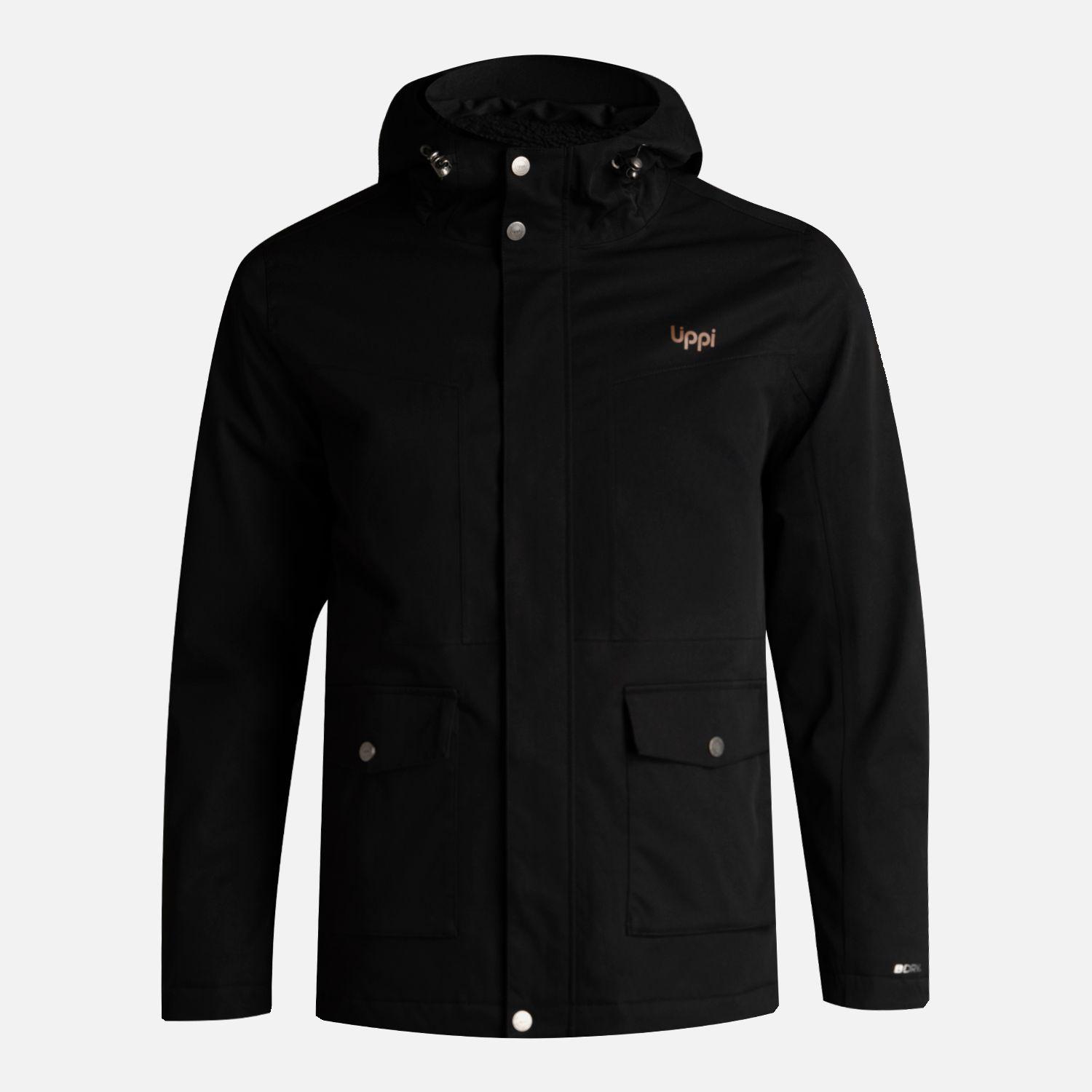 Chaqueta Teen Boy Roble B-Dry Hoody Jacket Negro Lippi I25-7