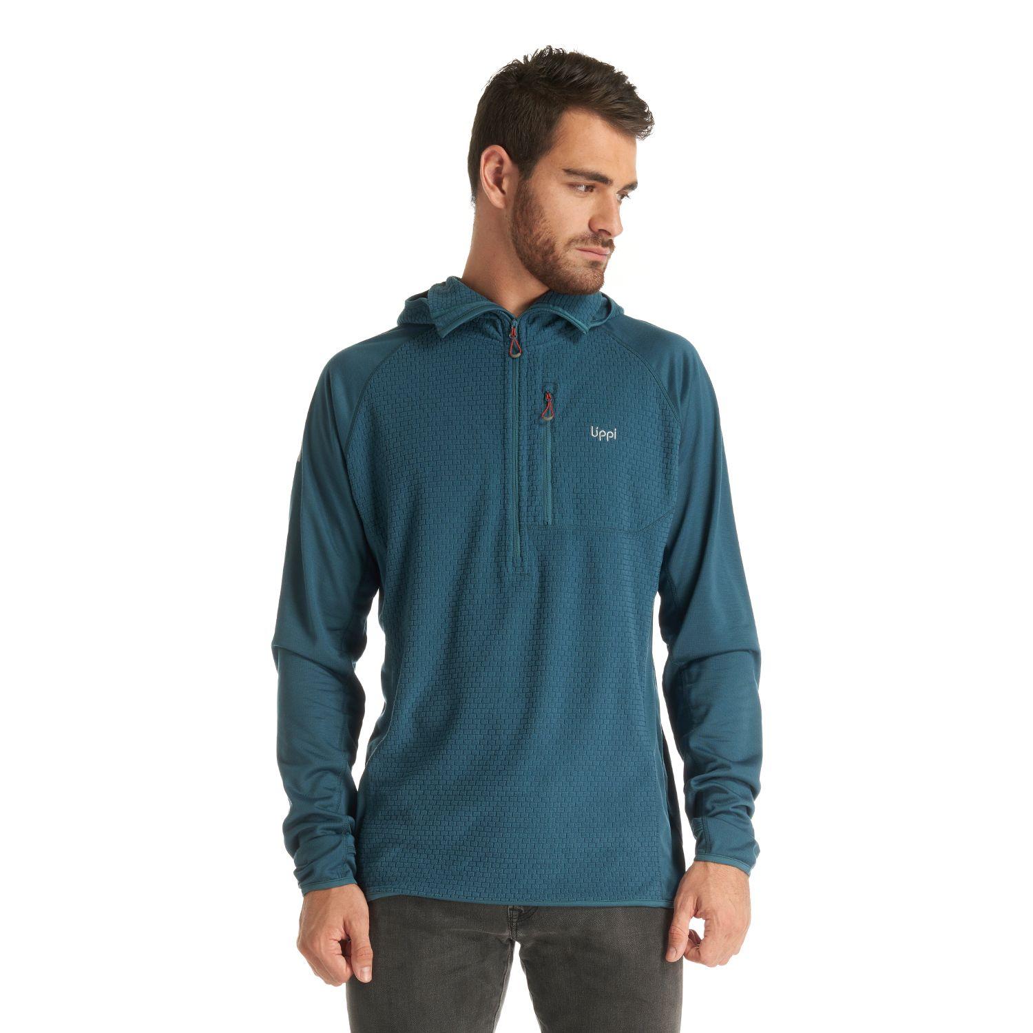Poleron Hombre Jacaranda Mountain Nano-F 14 Zip Hoody Azul Lippi-1