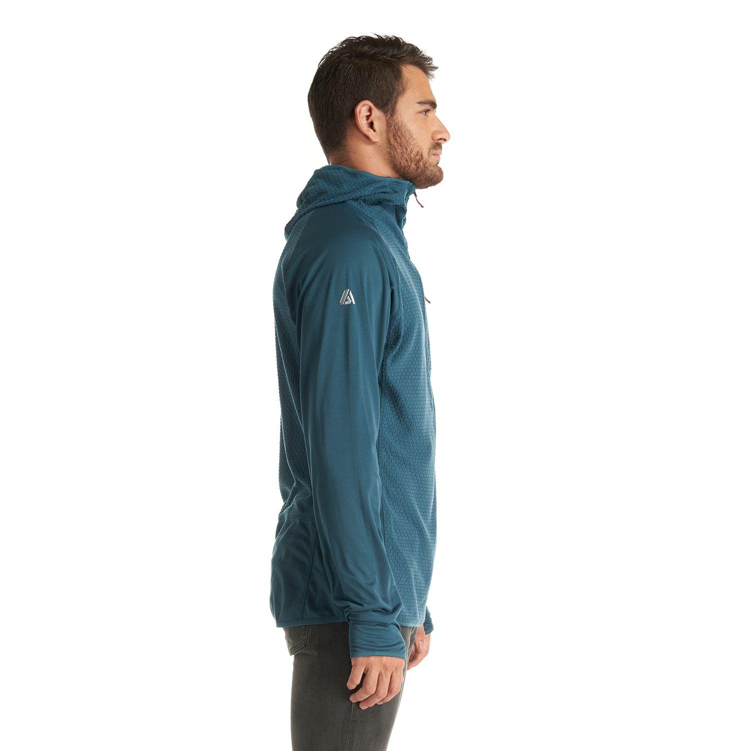 Poleron Hombre Jacaranda Mountain Nano-F 14 Zip Hoody Azul Lippi-3