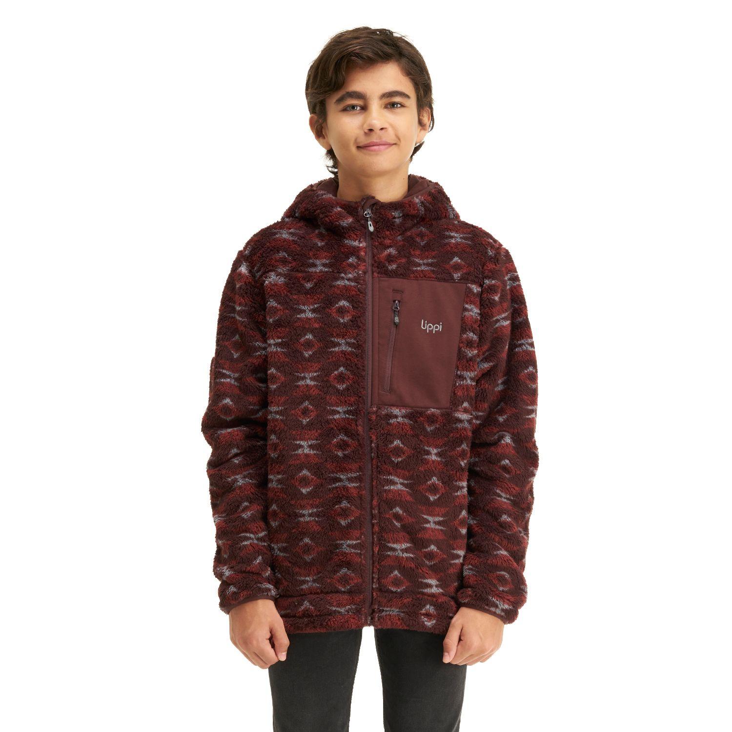 Chaqueta Teen Boy Cross Nano-F Shaggy Jacket Print Café Lippi-1