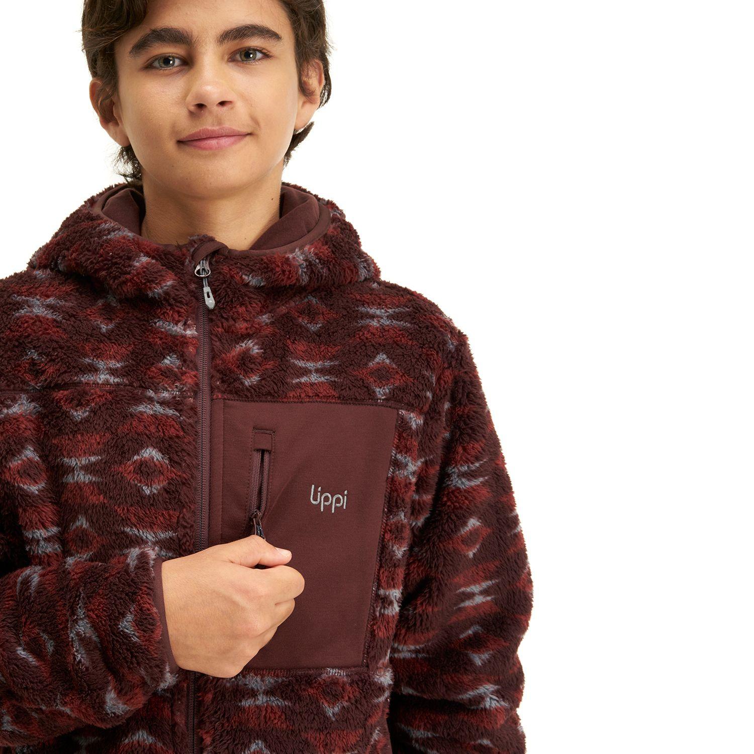 Chaqueta Teen Boy Cross Nano-F Shaggy Jacket Print Café Lippi-4