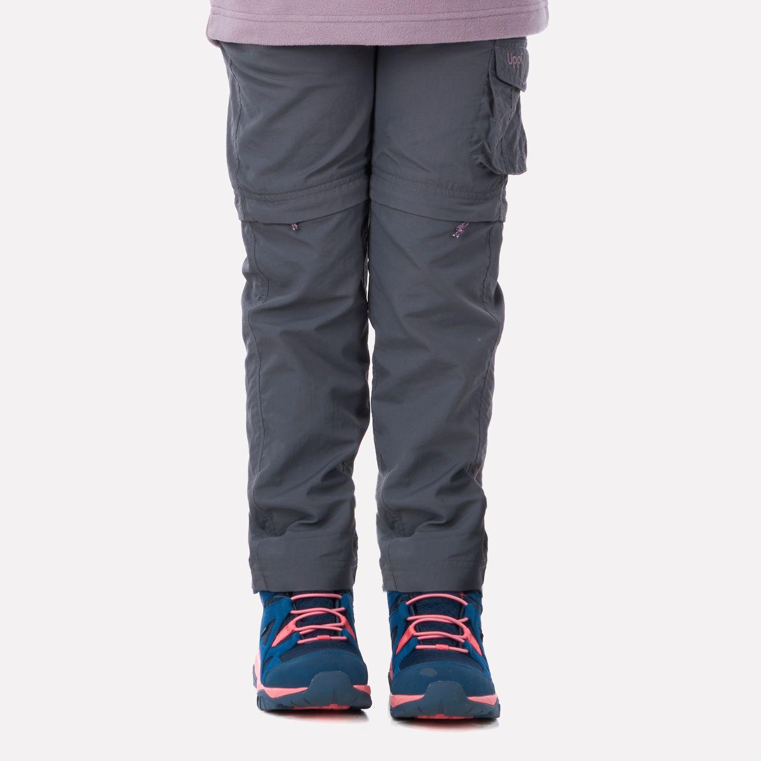 Pantalon Niña Wilder Q-Dry Mix-2 Pants Gris Oscuro Lippi-1