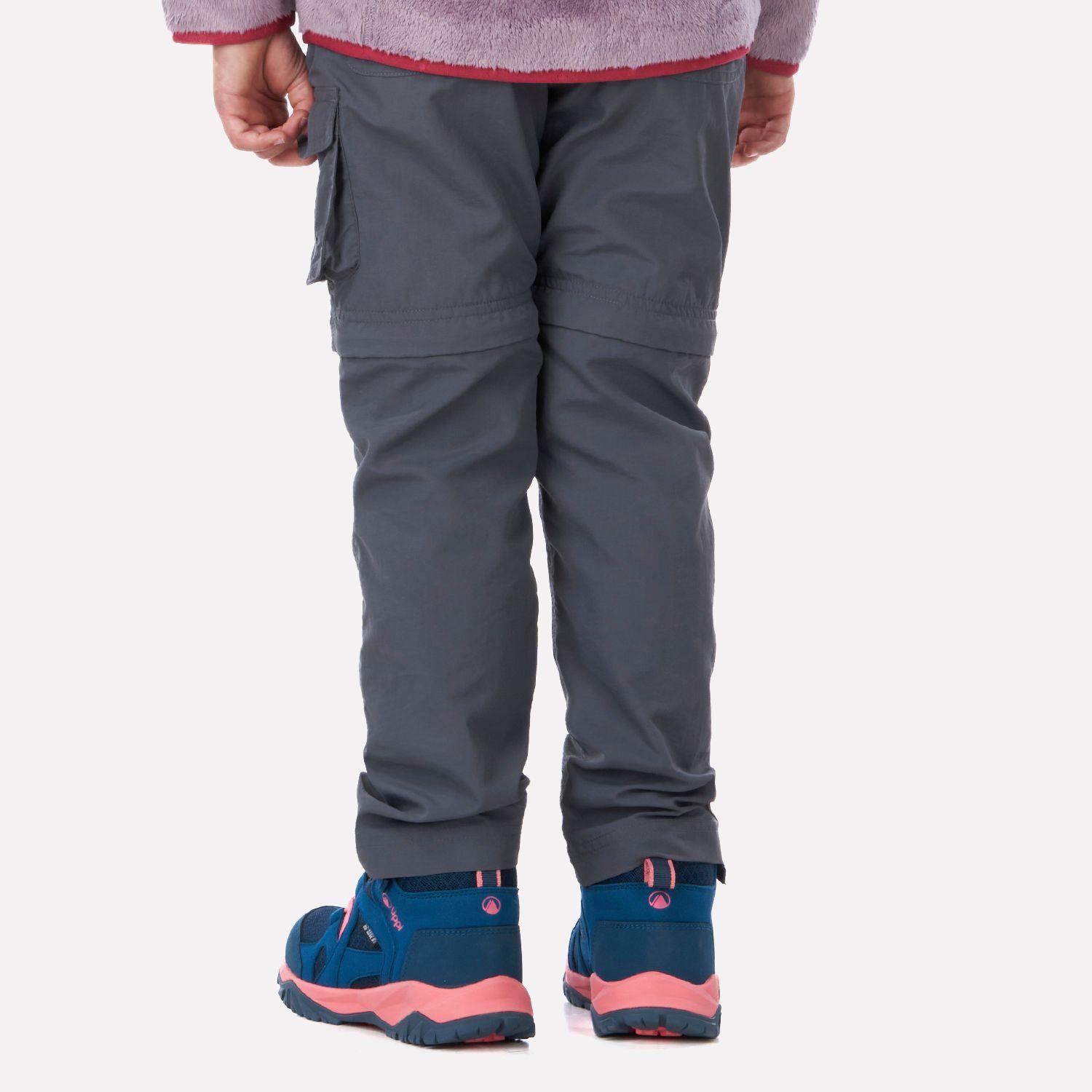 Pantalon Niña Wilder Q-Dry Mix-2 Pants Gris Oscuro Lippi-2